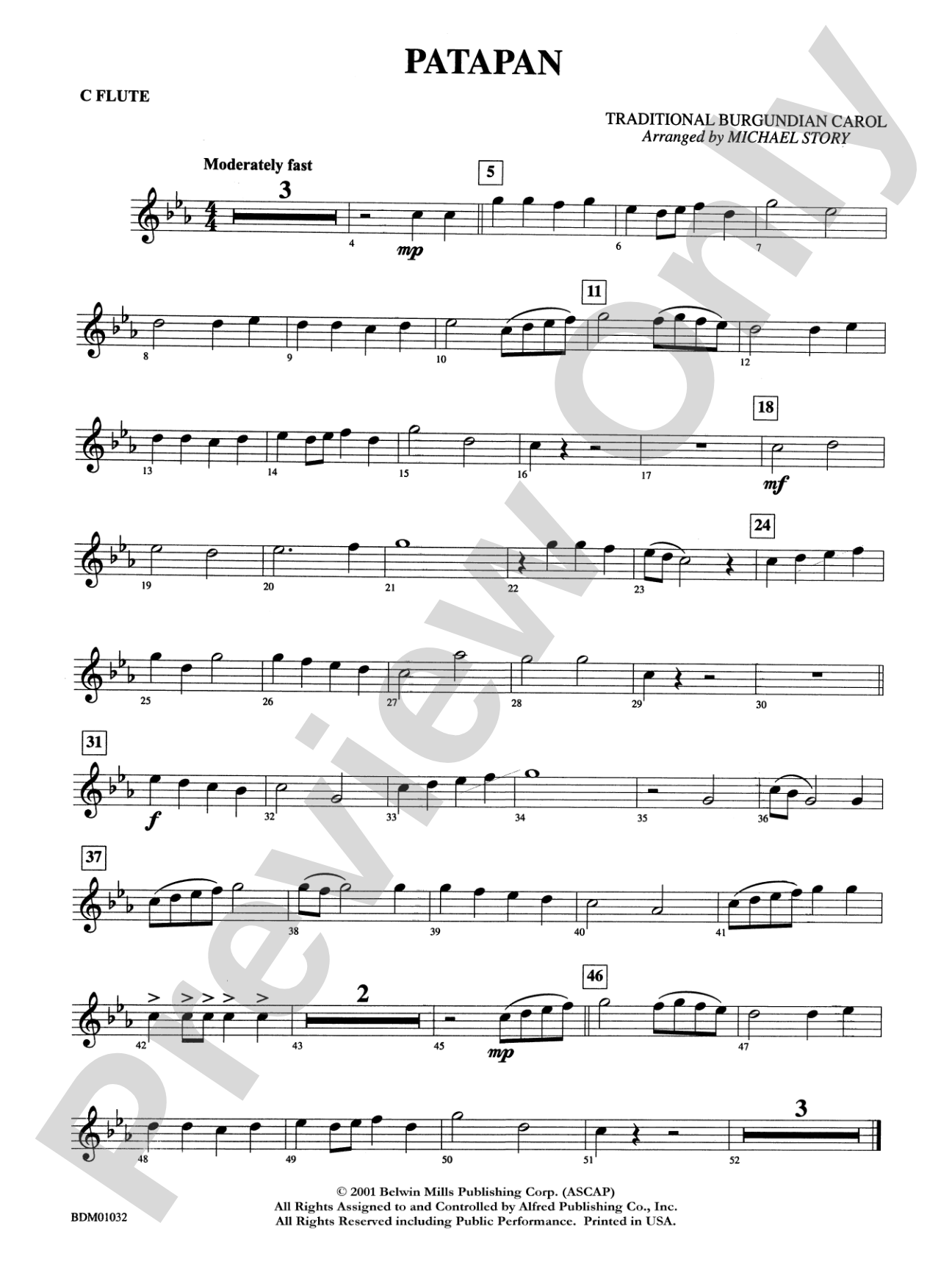 Patapan: Flute