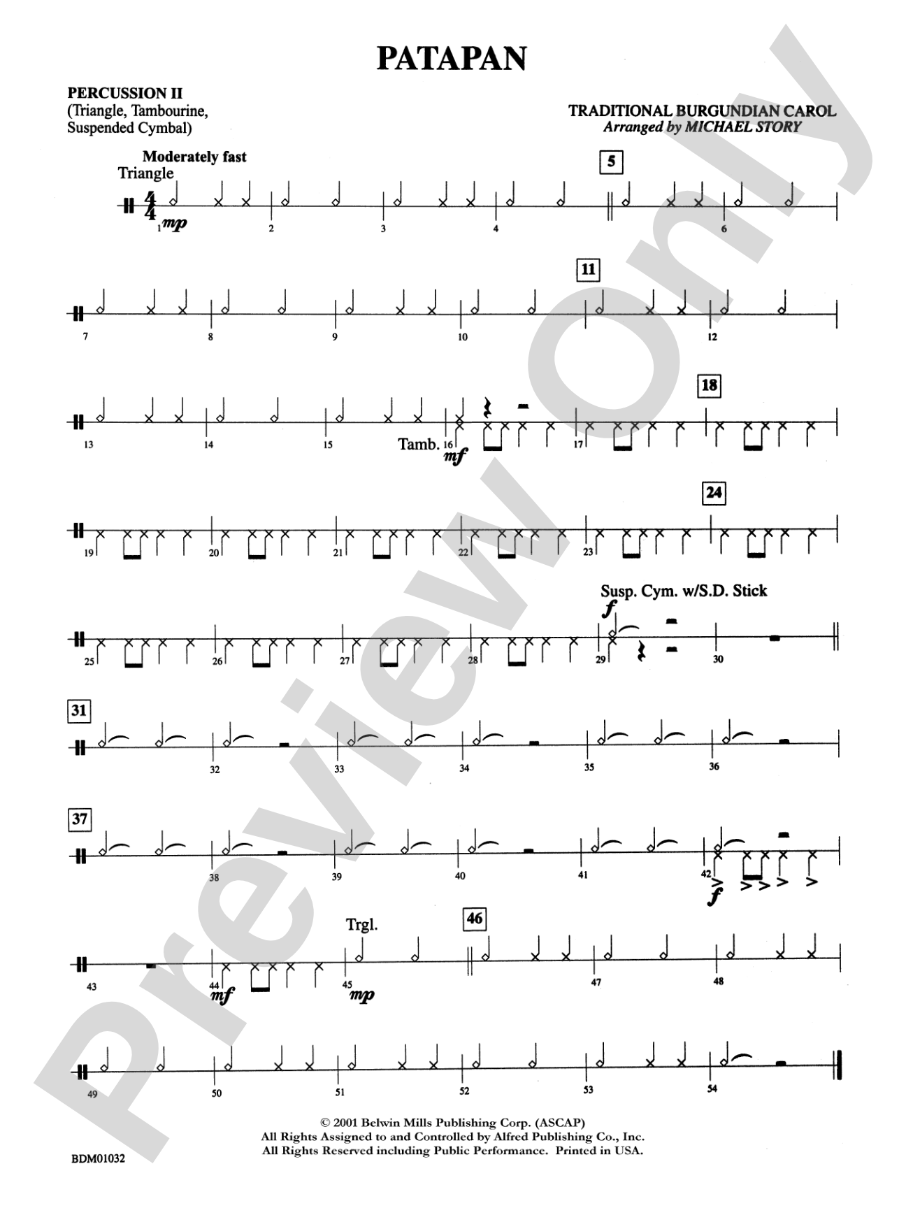 Patapan: 2nd Percussion