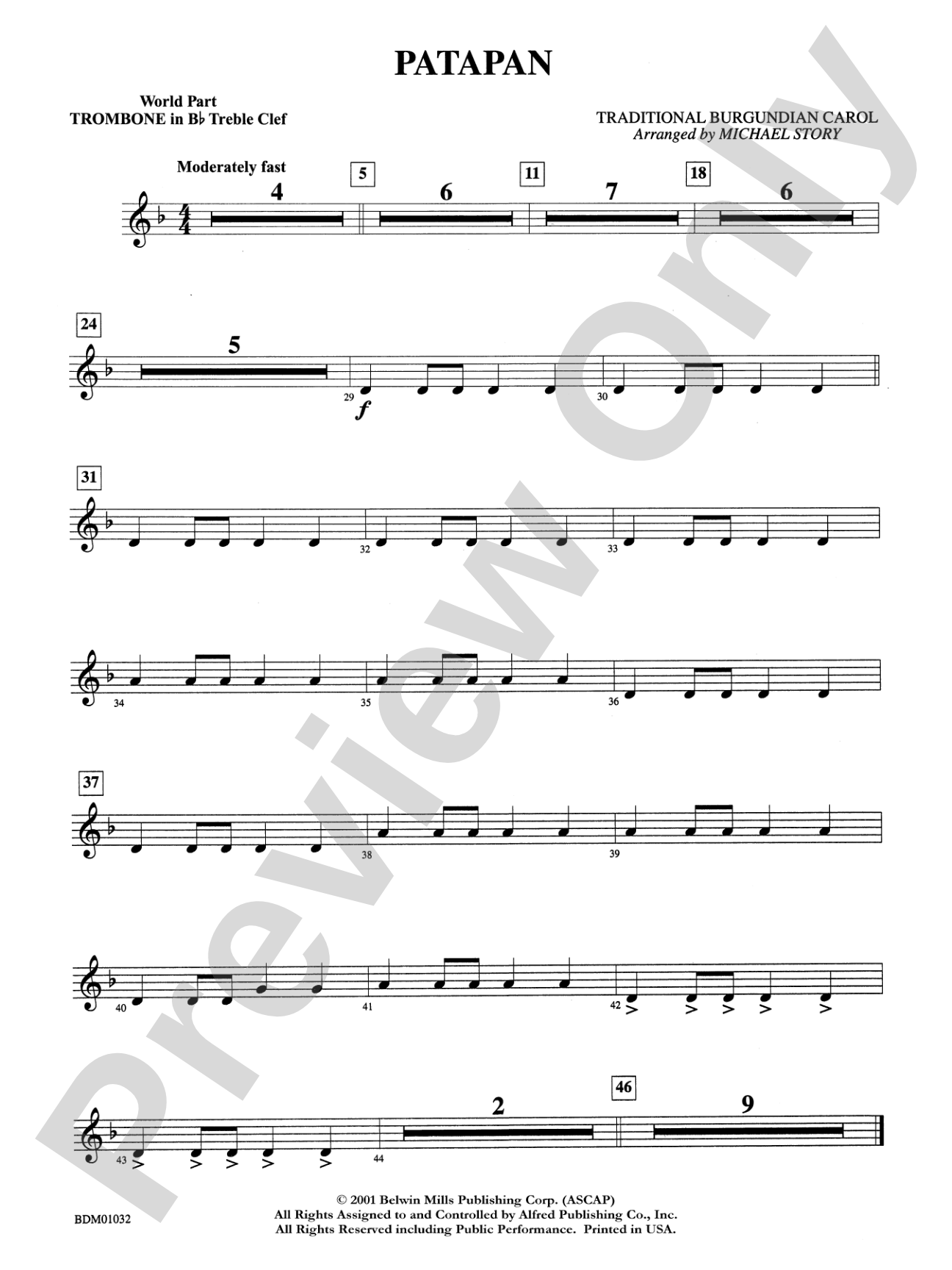 Patapan: WP 1st B-flat Trombone T.C.