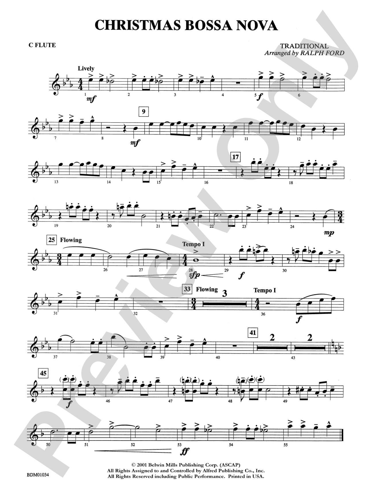 Christmas Bossa Nova: Flute