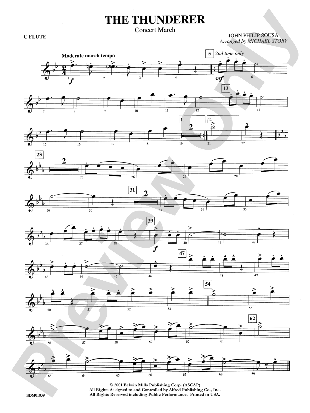 The Thunderer: Flute