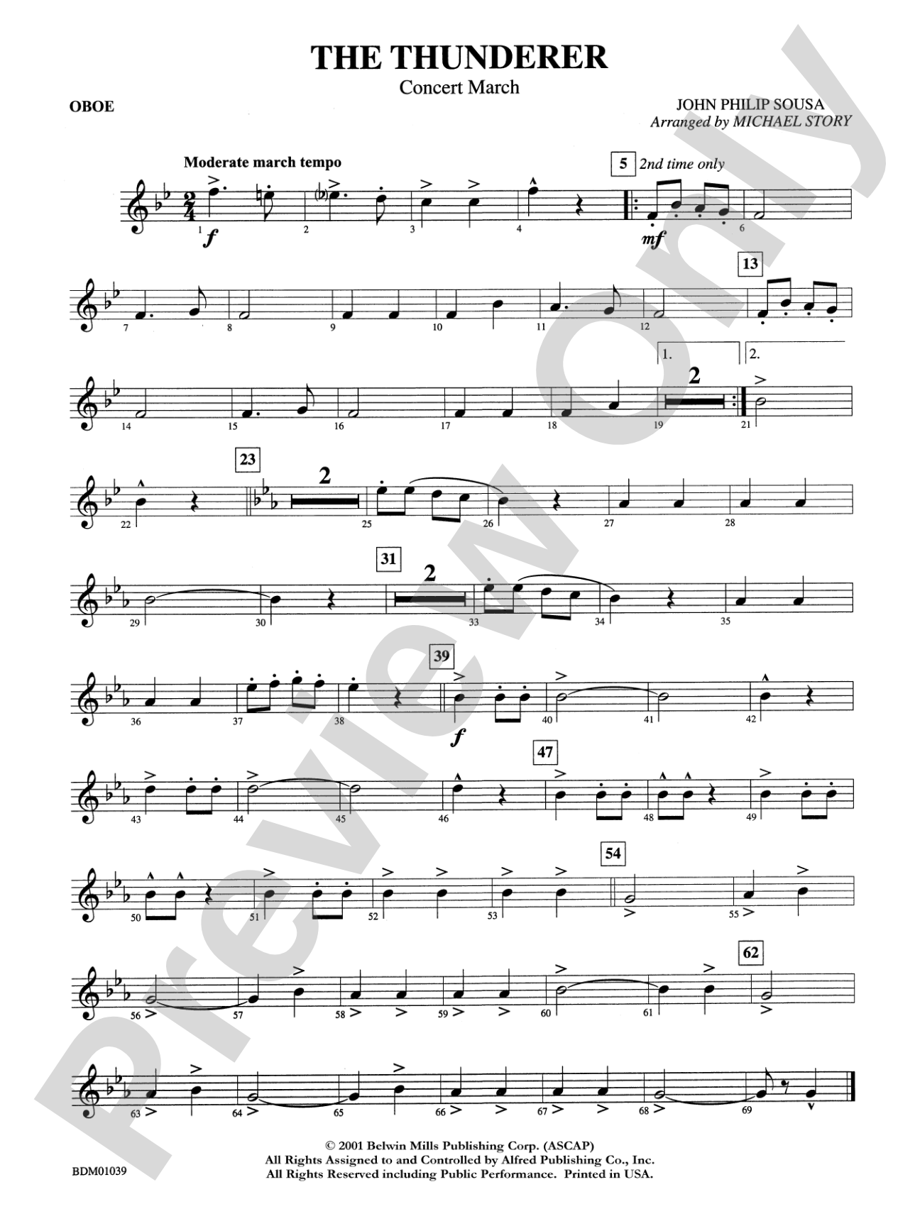 The Thunderer: Oboe