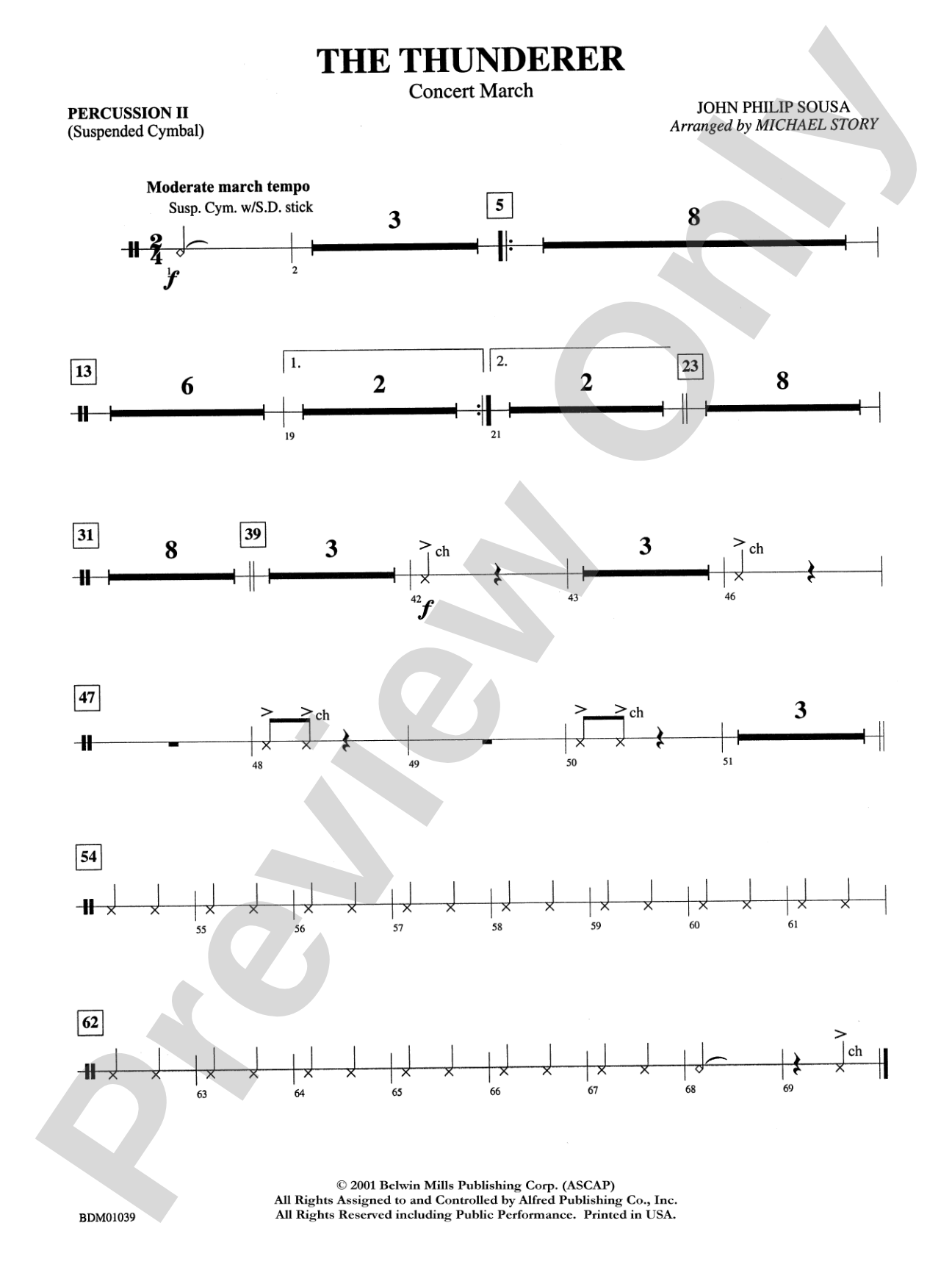 The Thunderer: 2nd Percussion