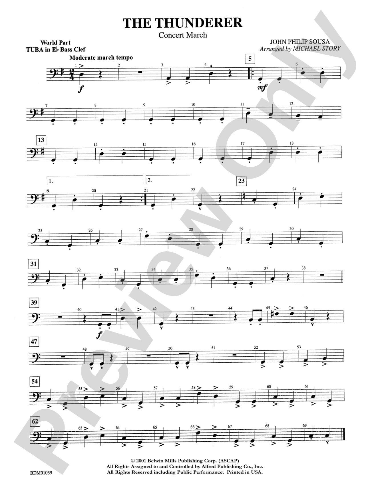 The Thunderer: WP E-flat Tuba B.C.
