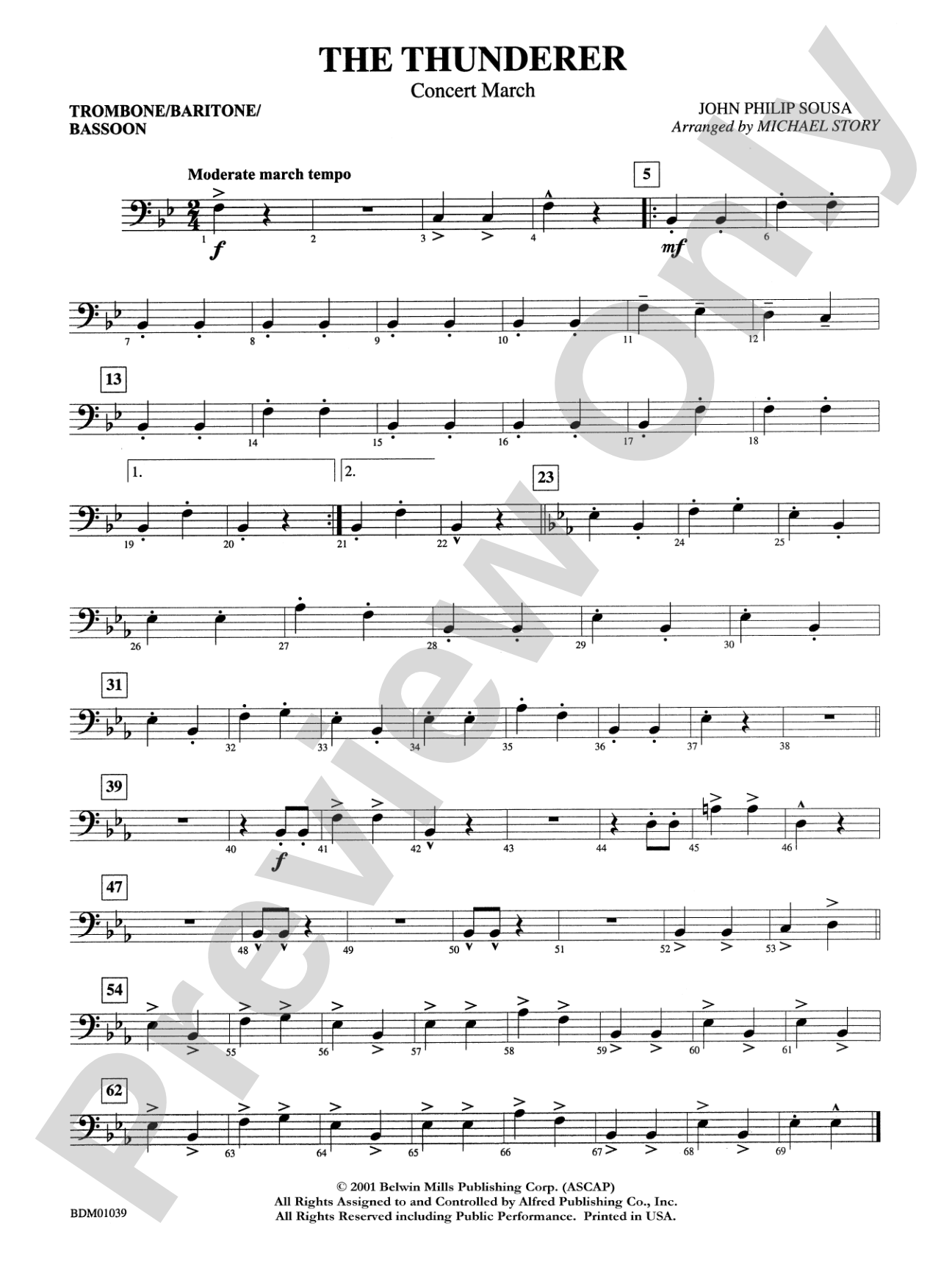 The Thunderer: 1st Trombone