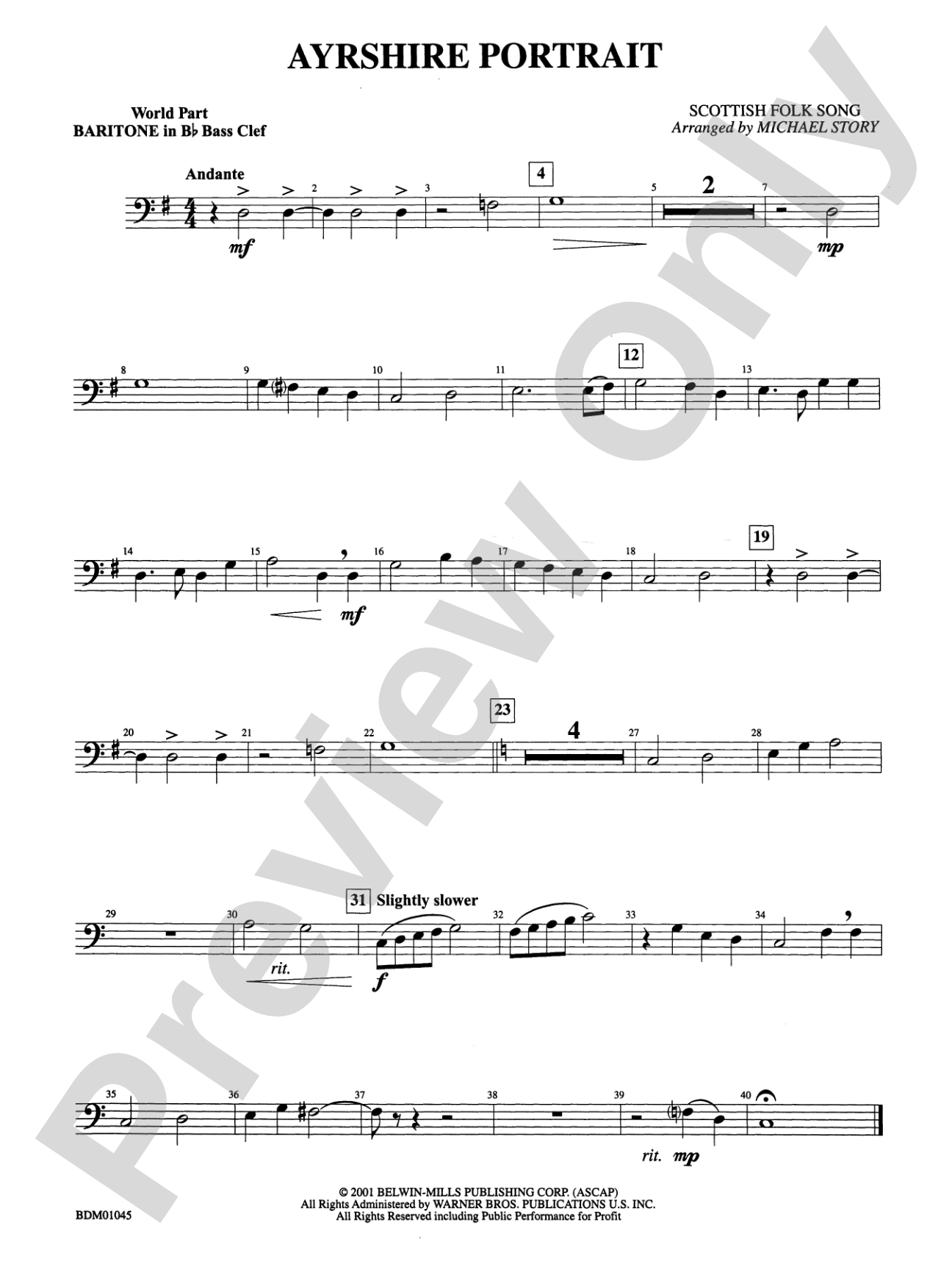 Ayrshire Portrait: (wp) B-flat Baritone B.C.