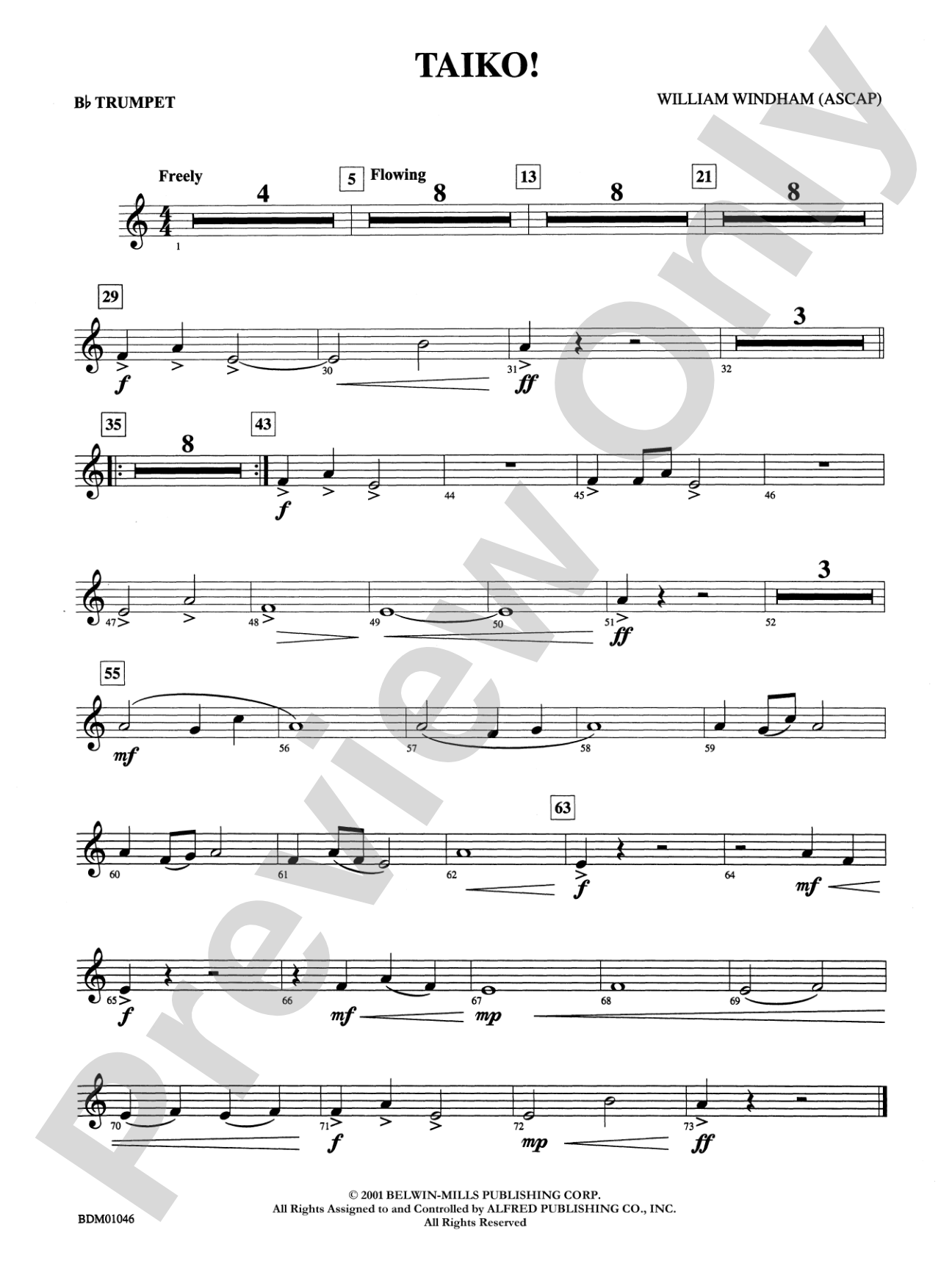 Taiko!: 1st B-flat Trumpet