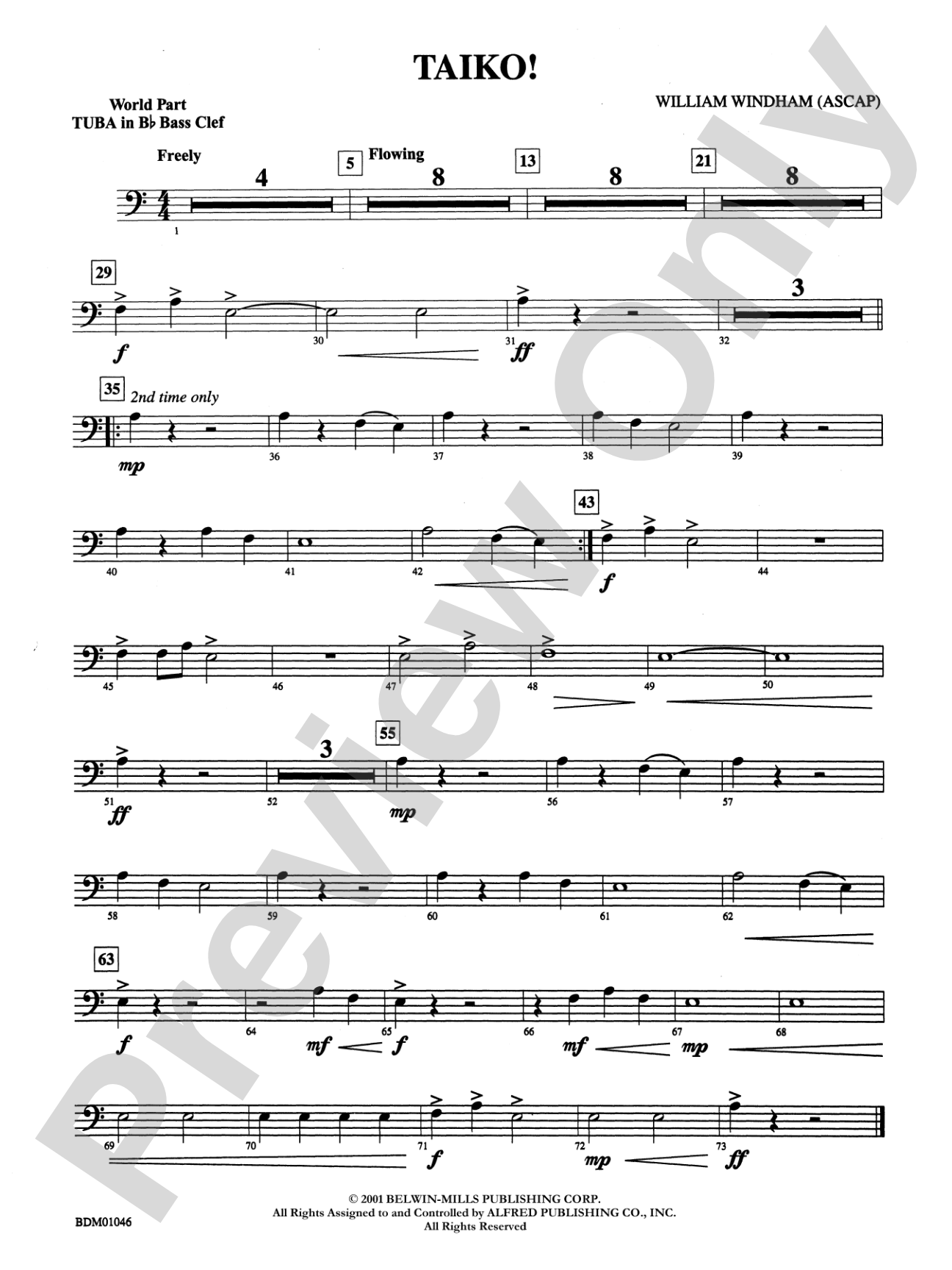Taiko!: (wp) B-flat Tuba B.C.