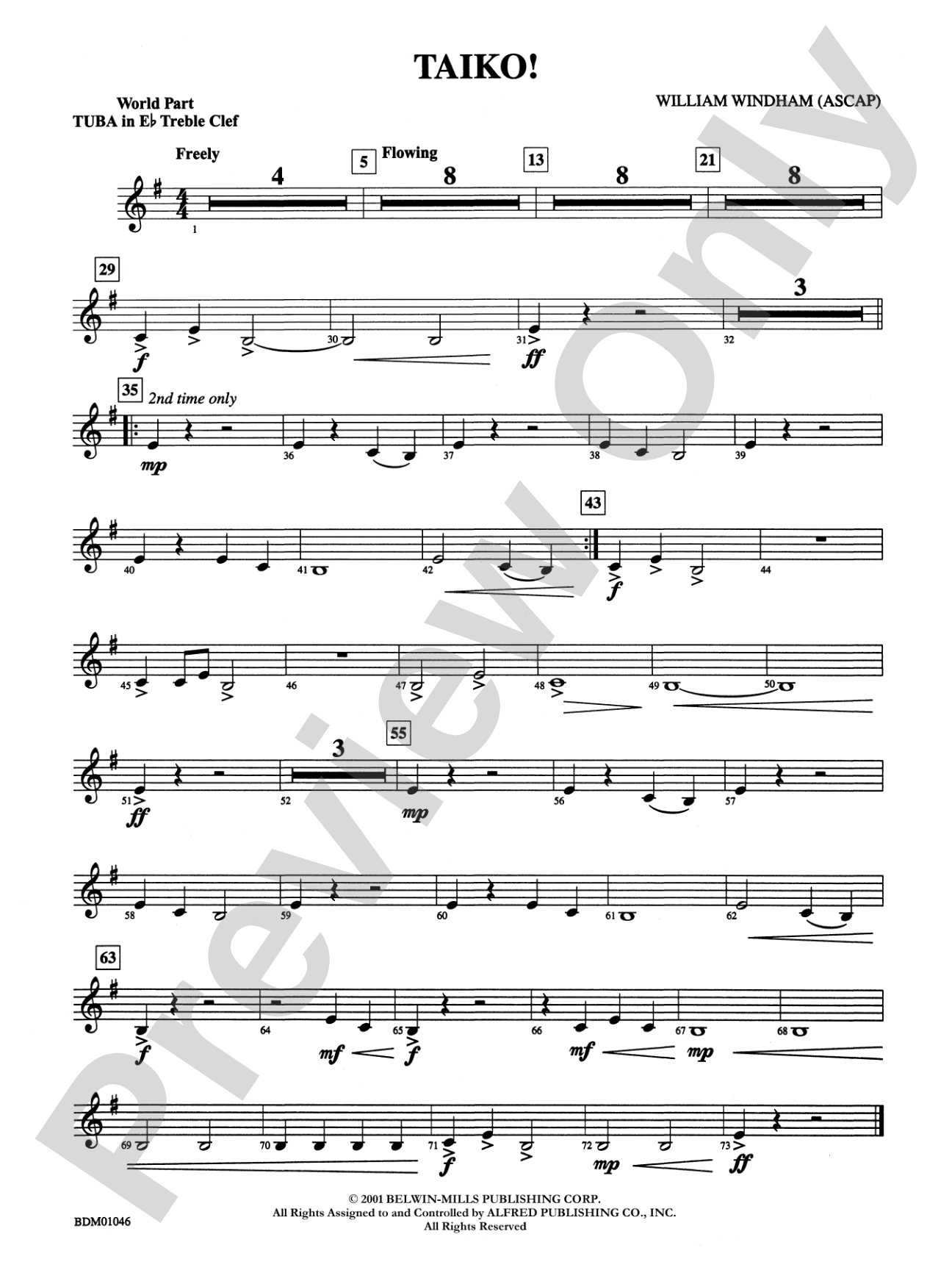 Taiko!: (wp) E-flat Tuba T.C.