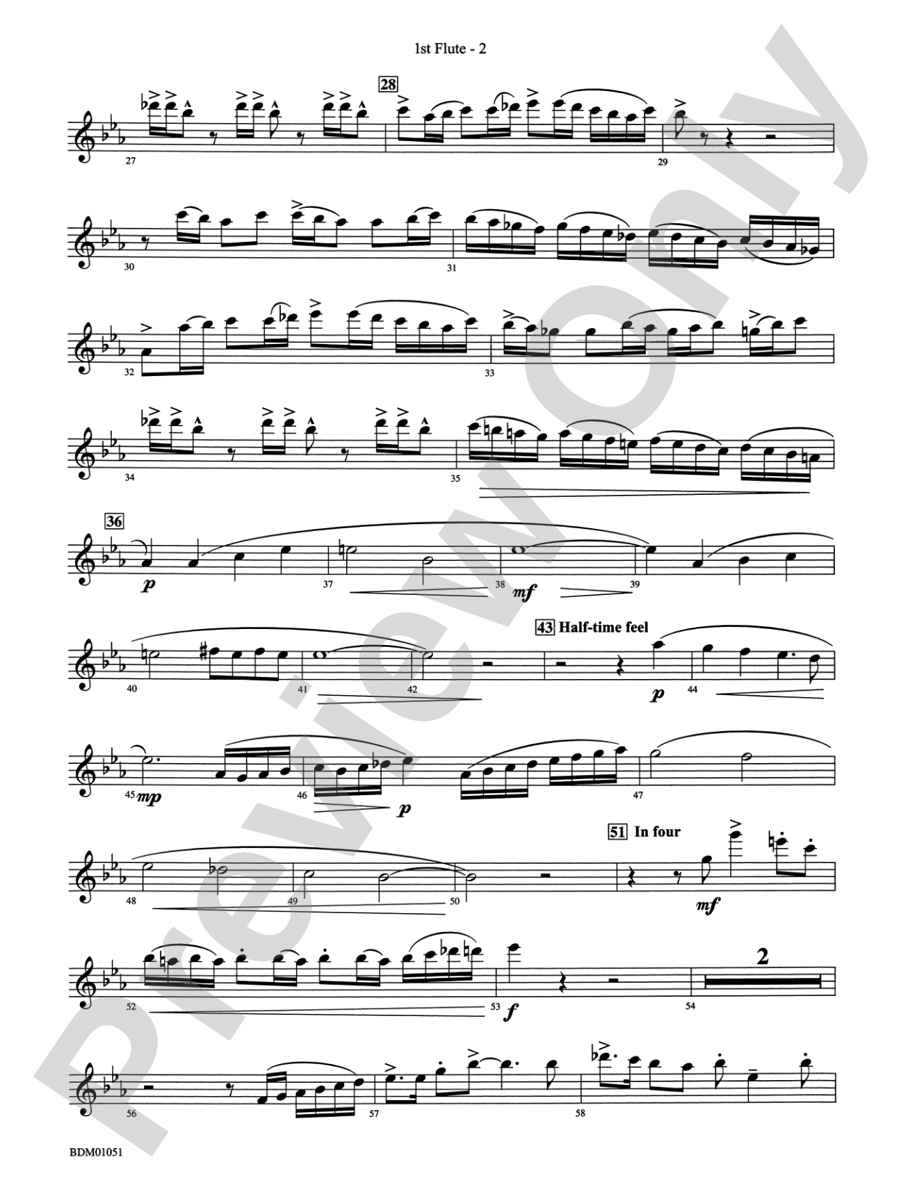 Royal Canadian Sketches: Flute