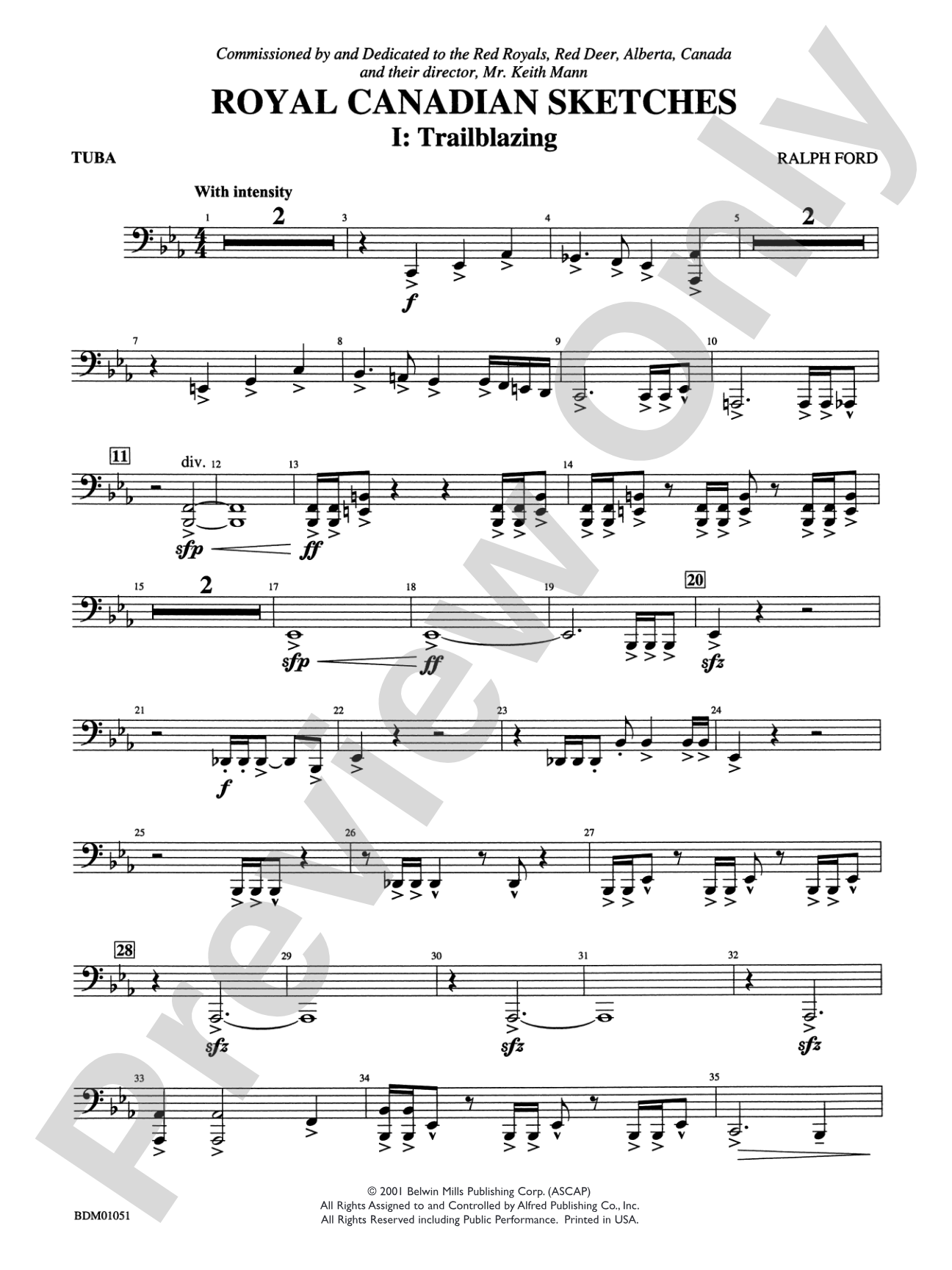 Royal Canadian Sketches: Tuba