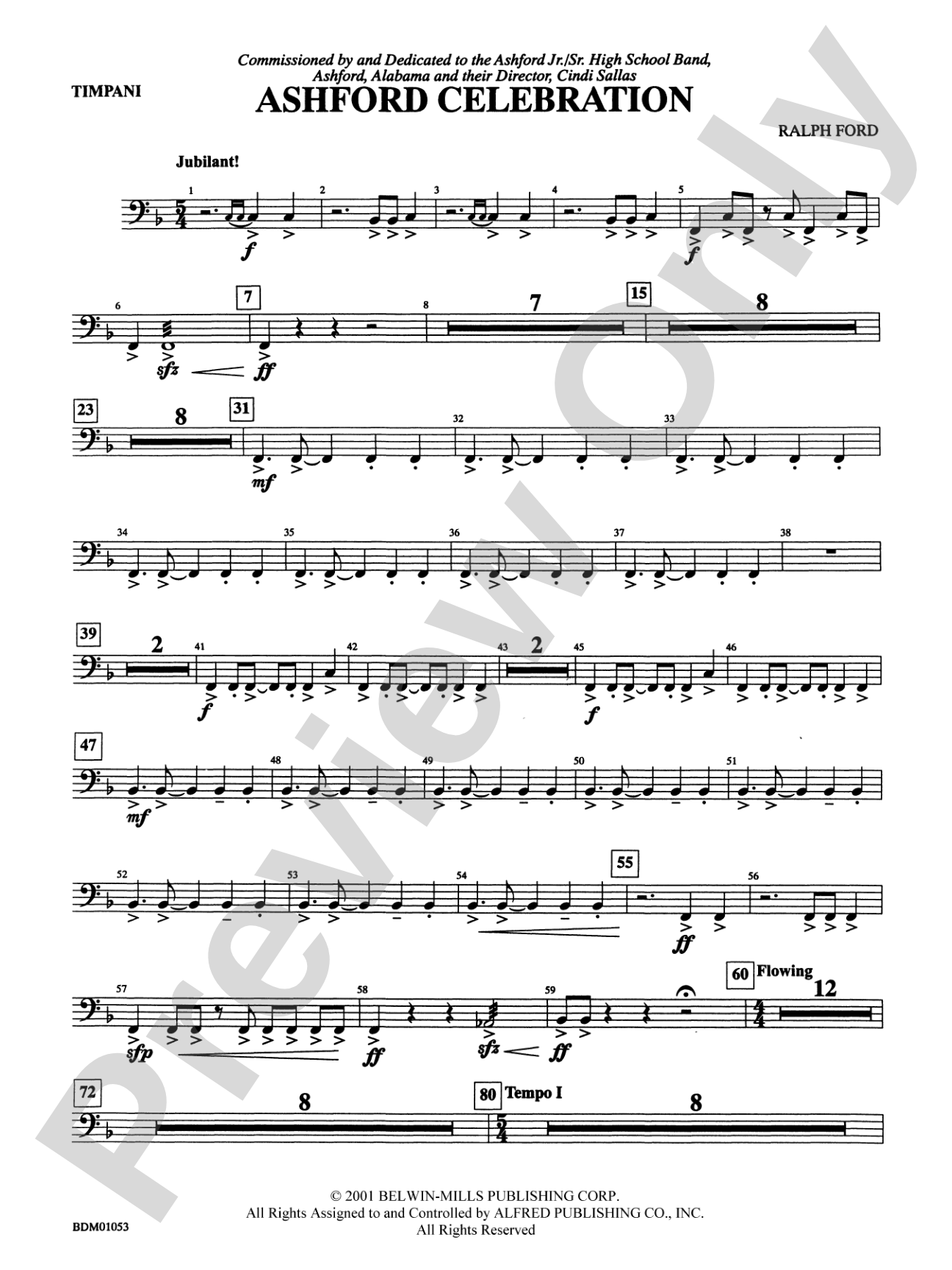 Ashford Celebration: Timpani