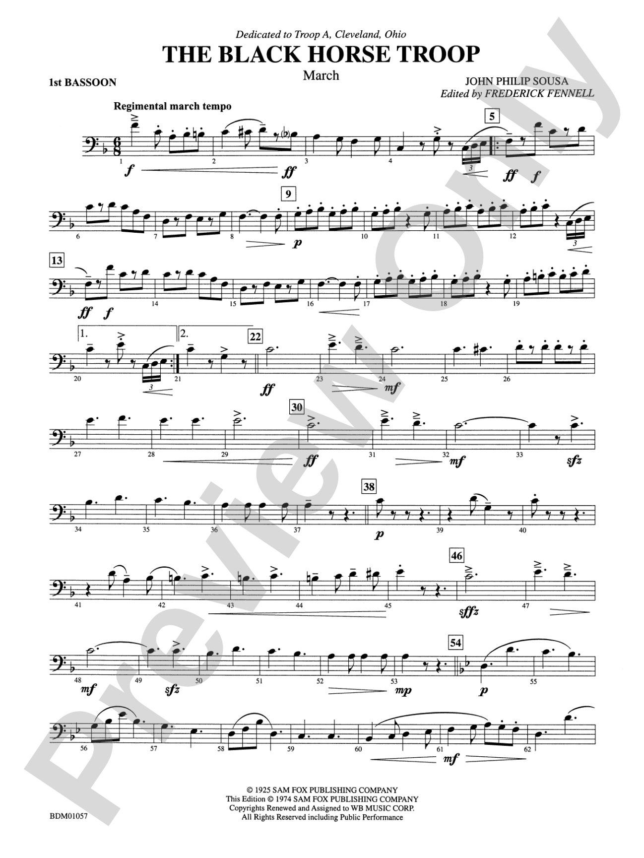 Black Horse Troop: Bassoon