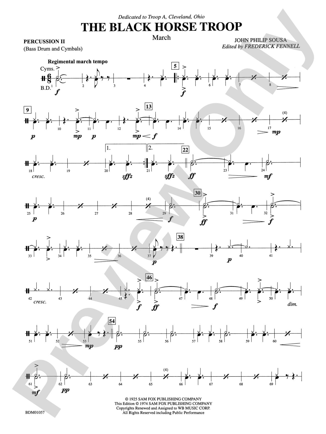 Black Horse Troop: 2nd Percussion