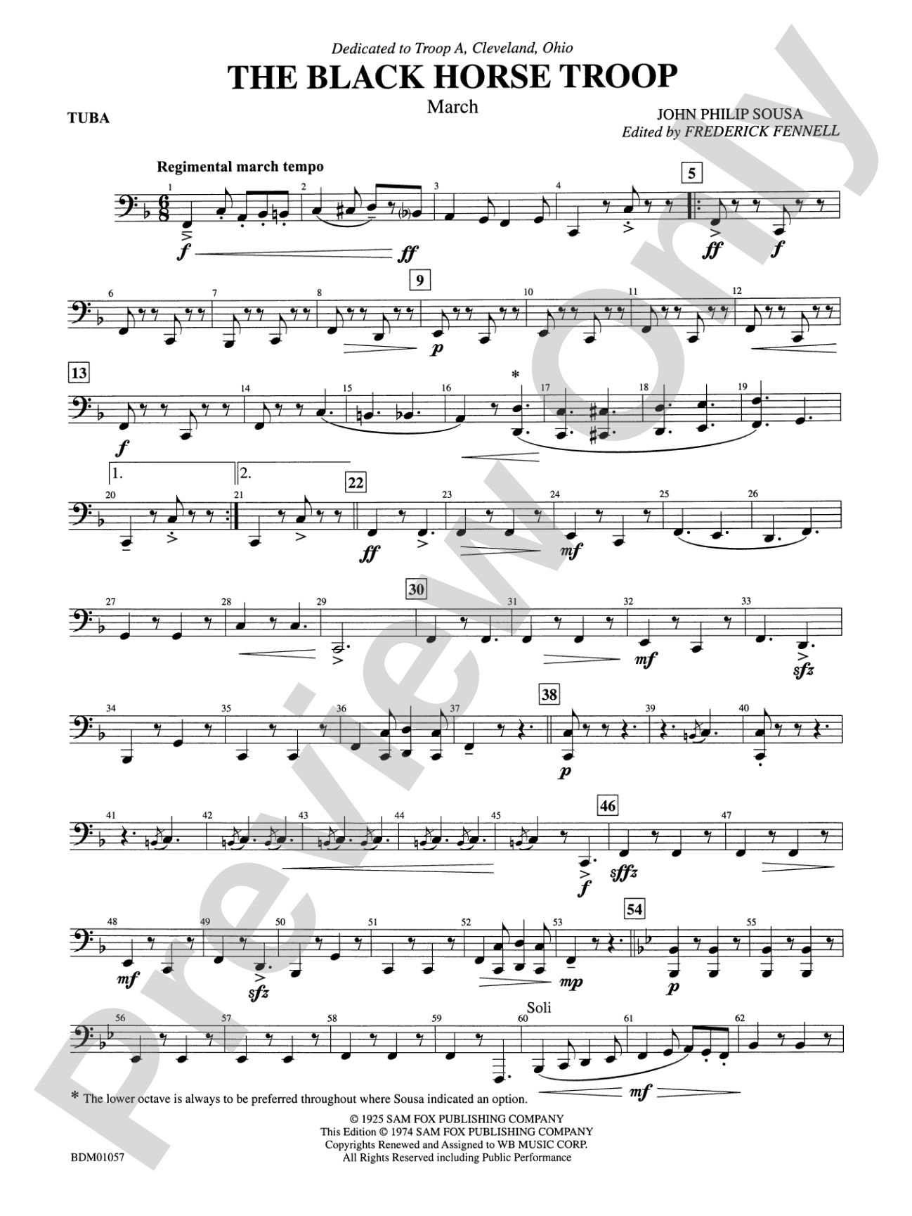 Black Horse Troop: Tuba