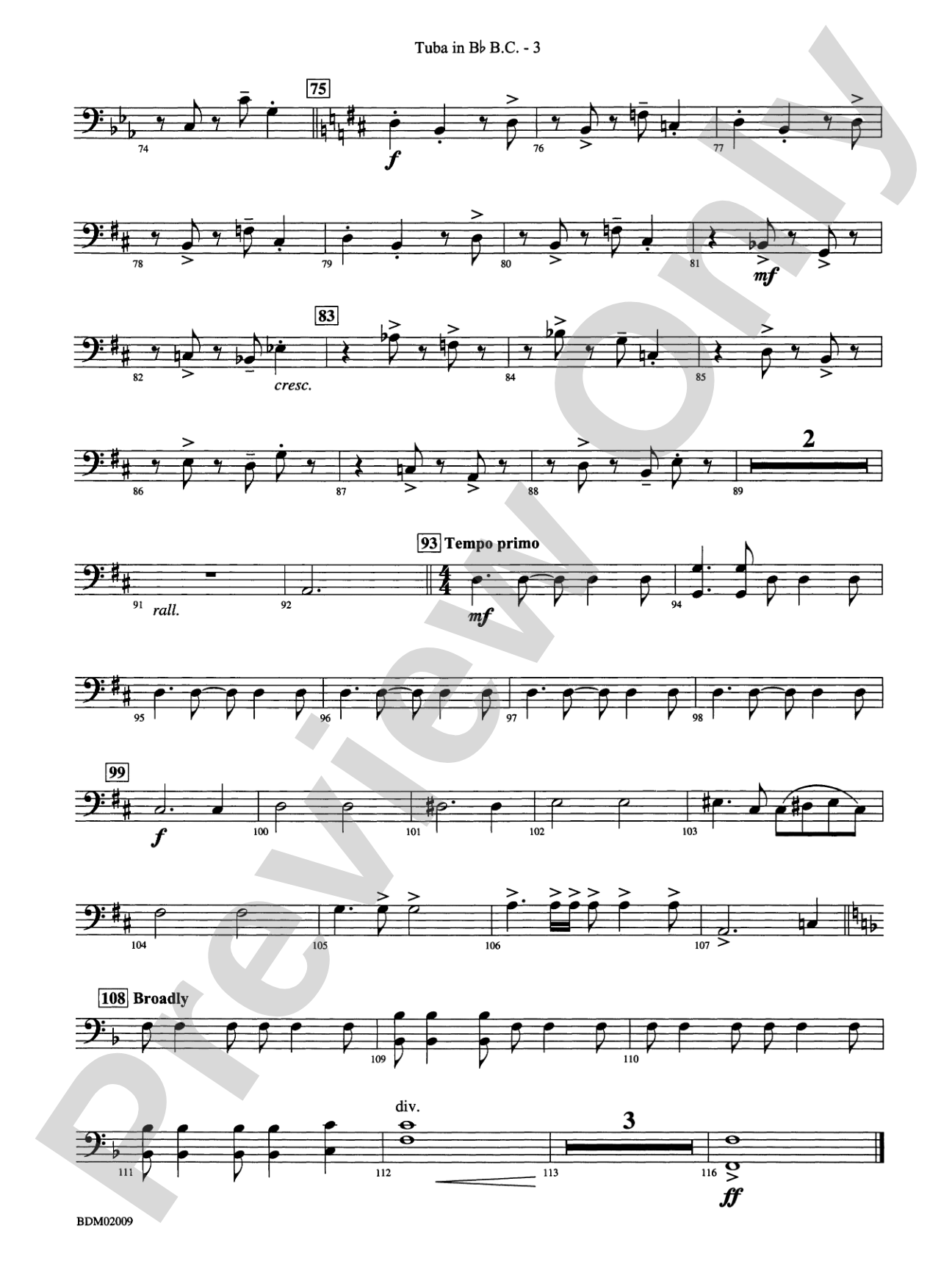 Thine Alabaster Cities Gleam (A Message of Hope for America): (wp) B-flat Tuba B.C.