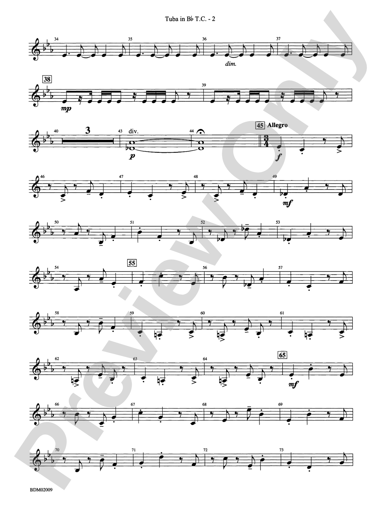 Thine Alabaster Cities Gleam (A Message of Hope for America): (wp) B-flat Tuba T.C.