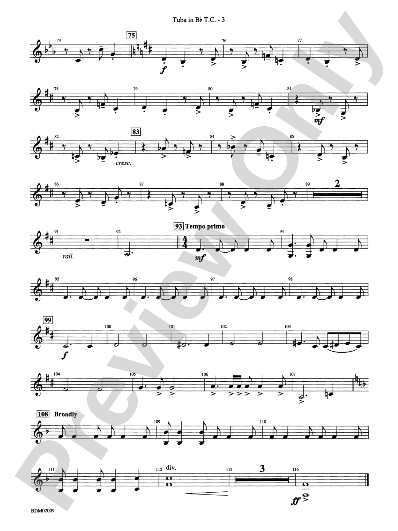 Thine Alabaster Cities Gleam (A Message of Hope for America): (wp) B-flat Tuba T.C.
