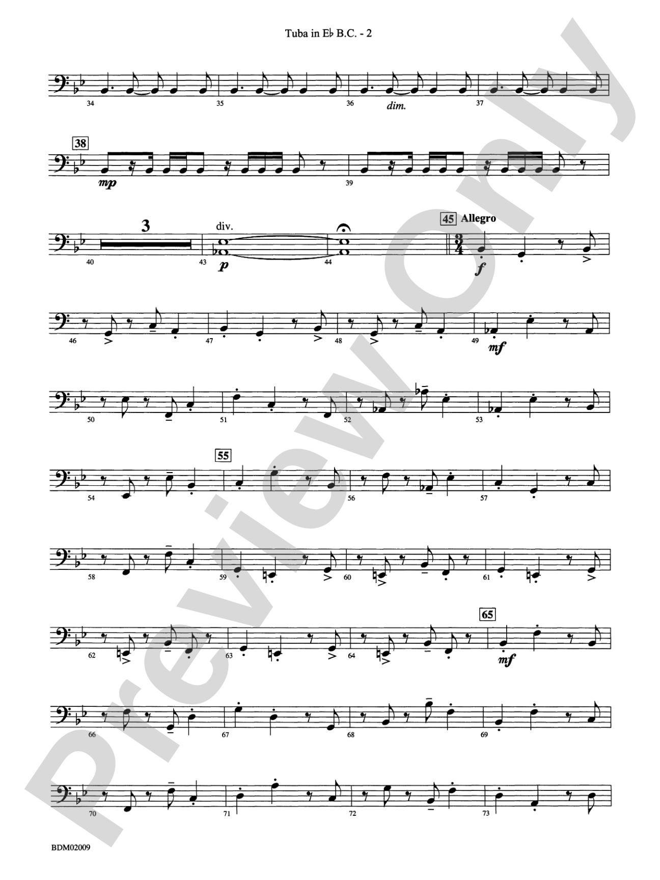 Thine Alabaster Cities Gleam (A Message of Hope for America): (wp) E-flat Tuba B.C.
