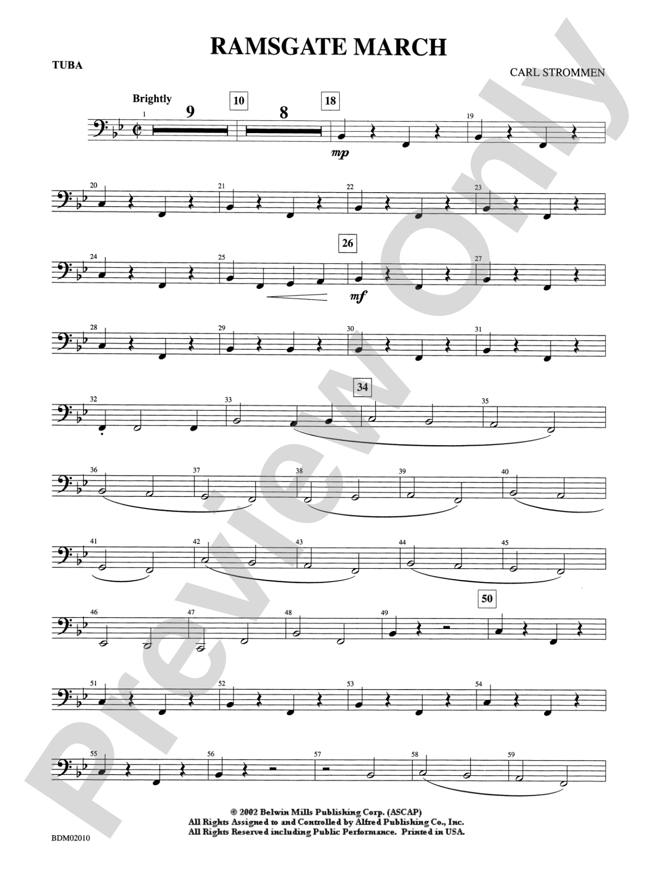 Ramsgate March: Tuba