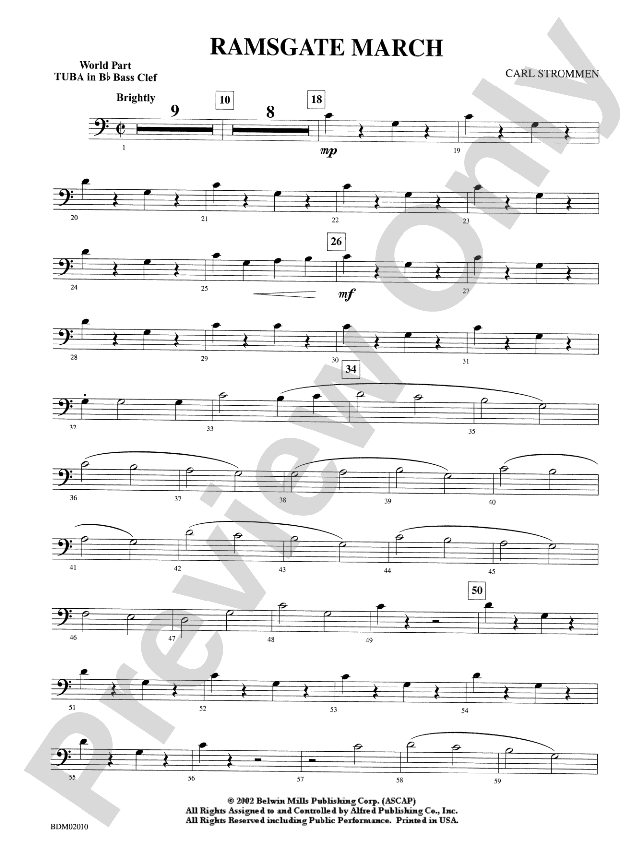 Ramsgate March: WP B-flat Tuba B.C.