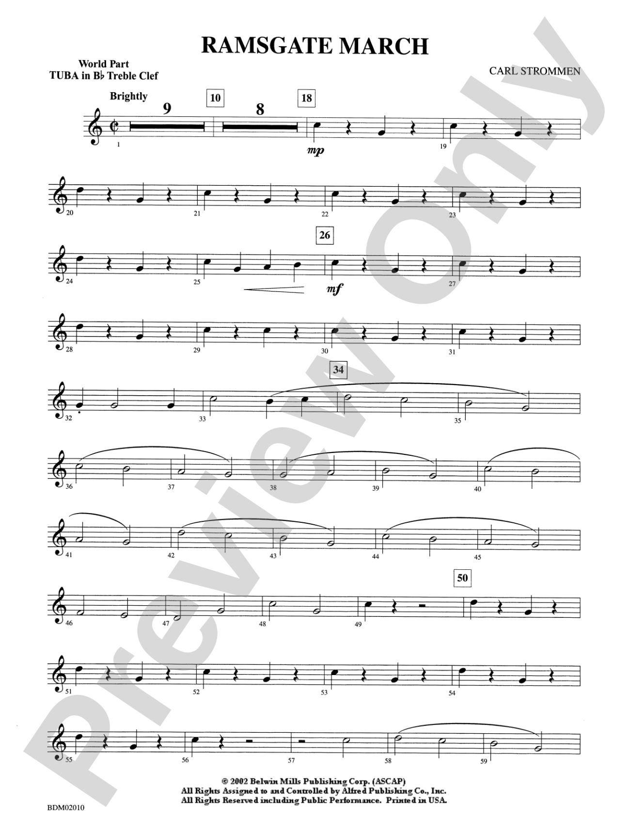 Ramsgate March: WP B-flat Tuba T.C.