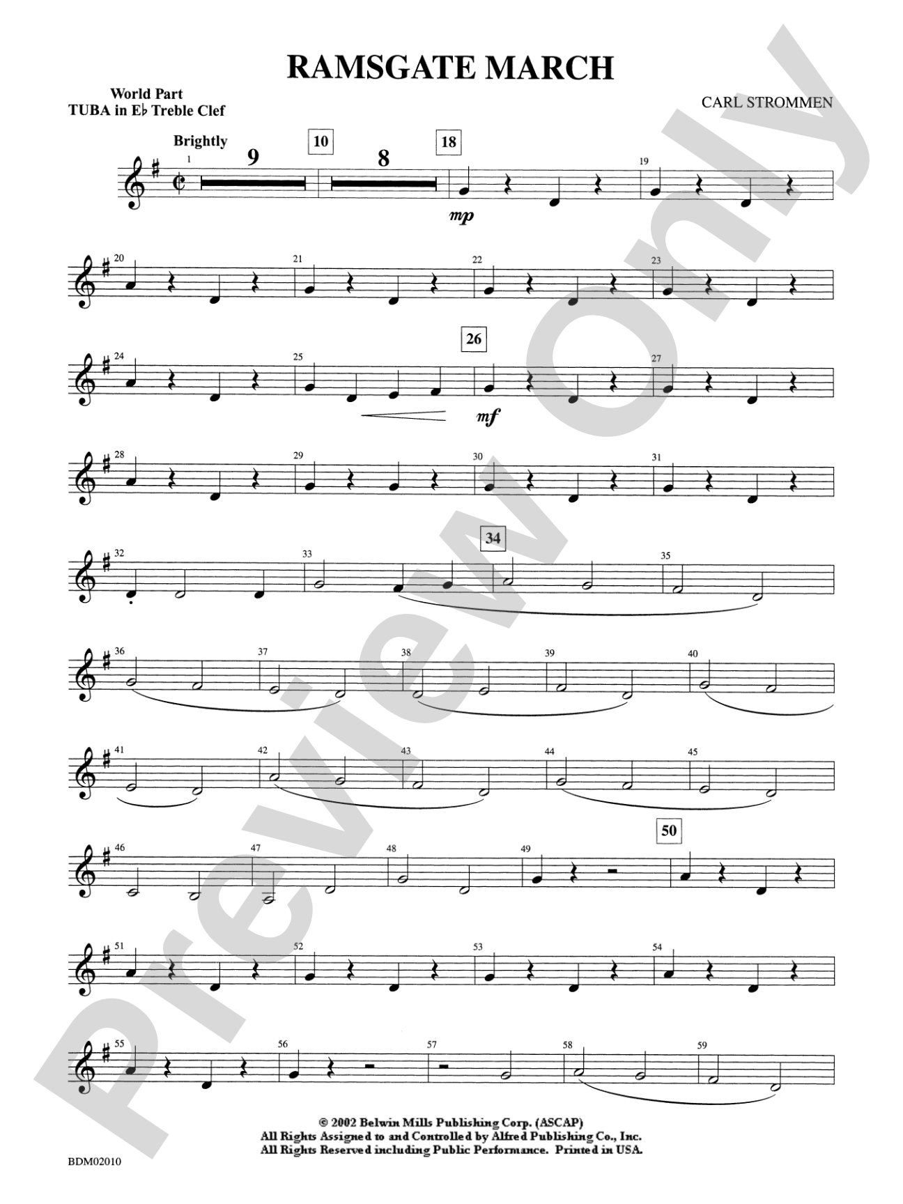 Ramsgate March: WP E-flat Tuba T.C.