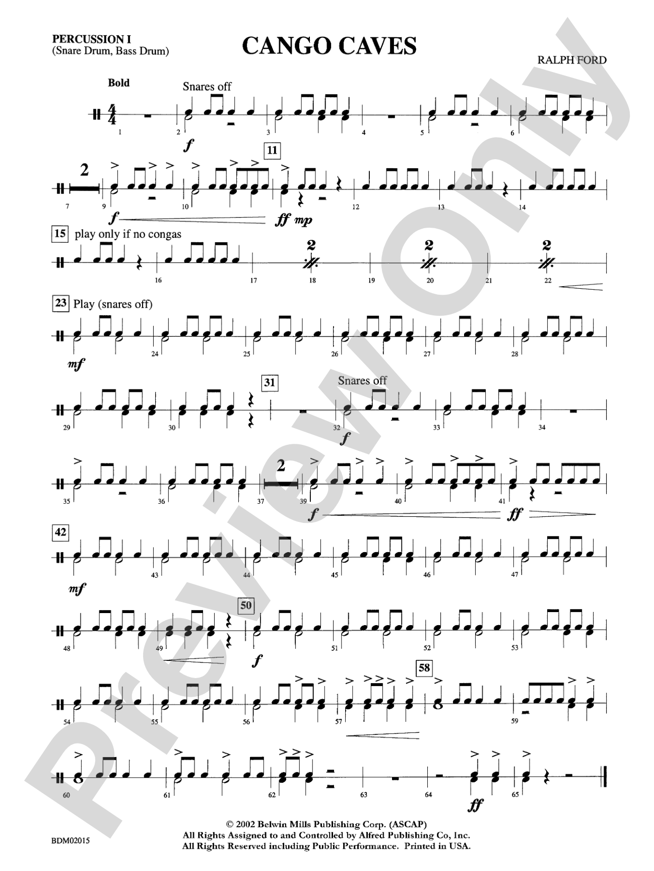 Cango Caves: 1st Percussion