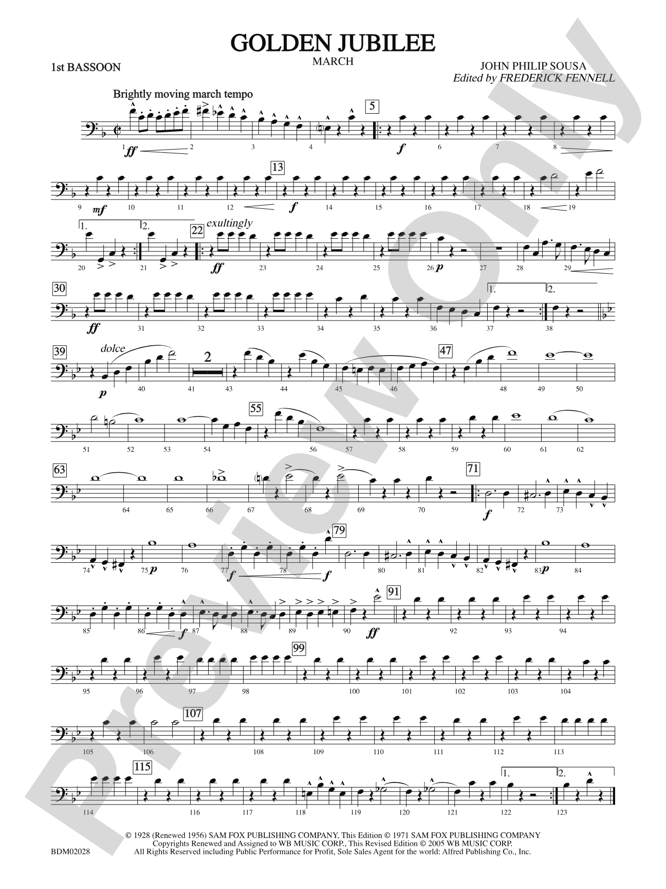 Golden Jubilee: Bassoon