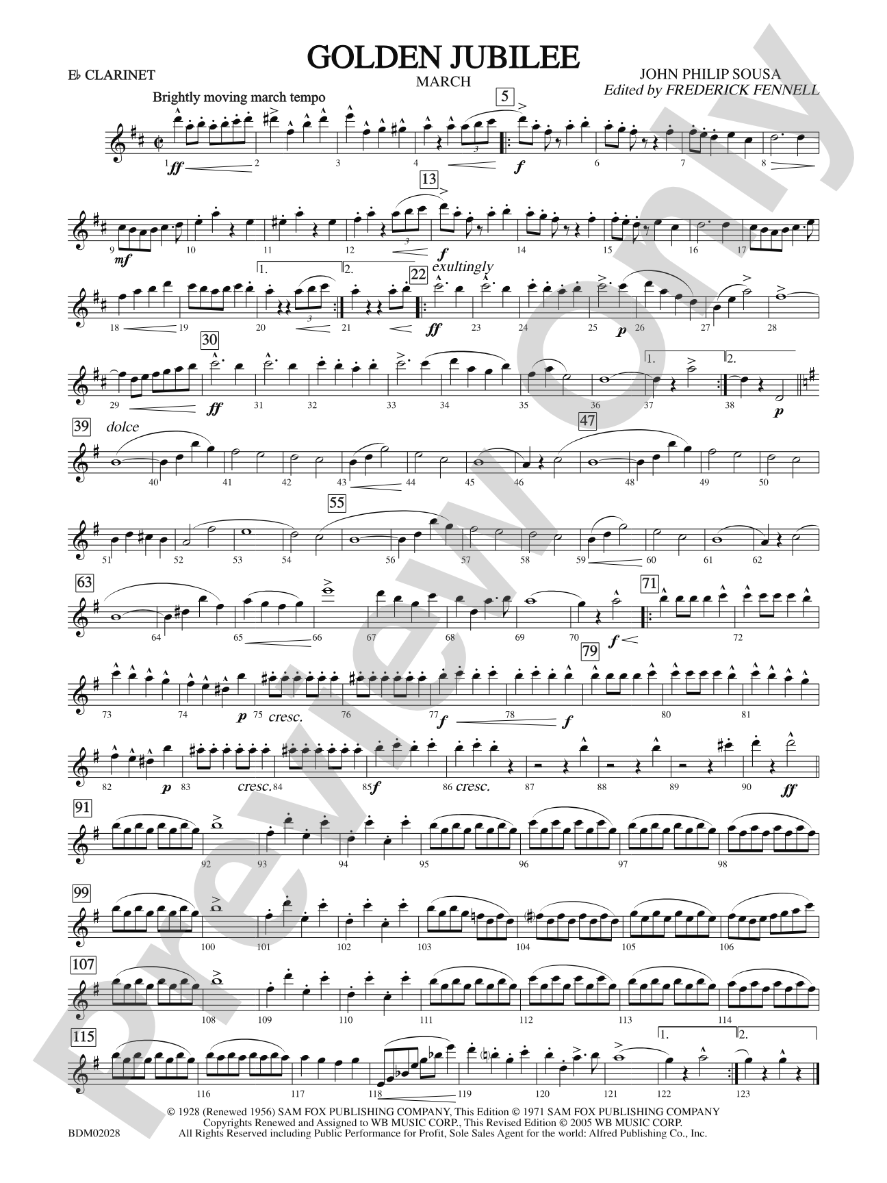 Golden Jubilee: E-flat Soprano Clarinet