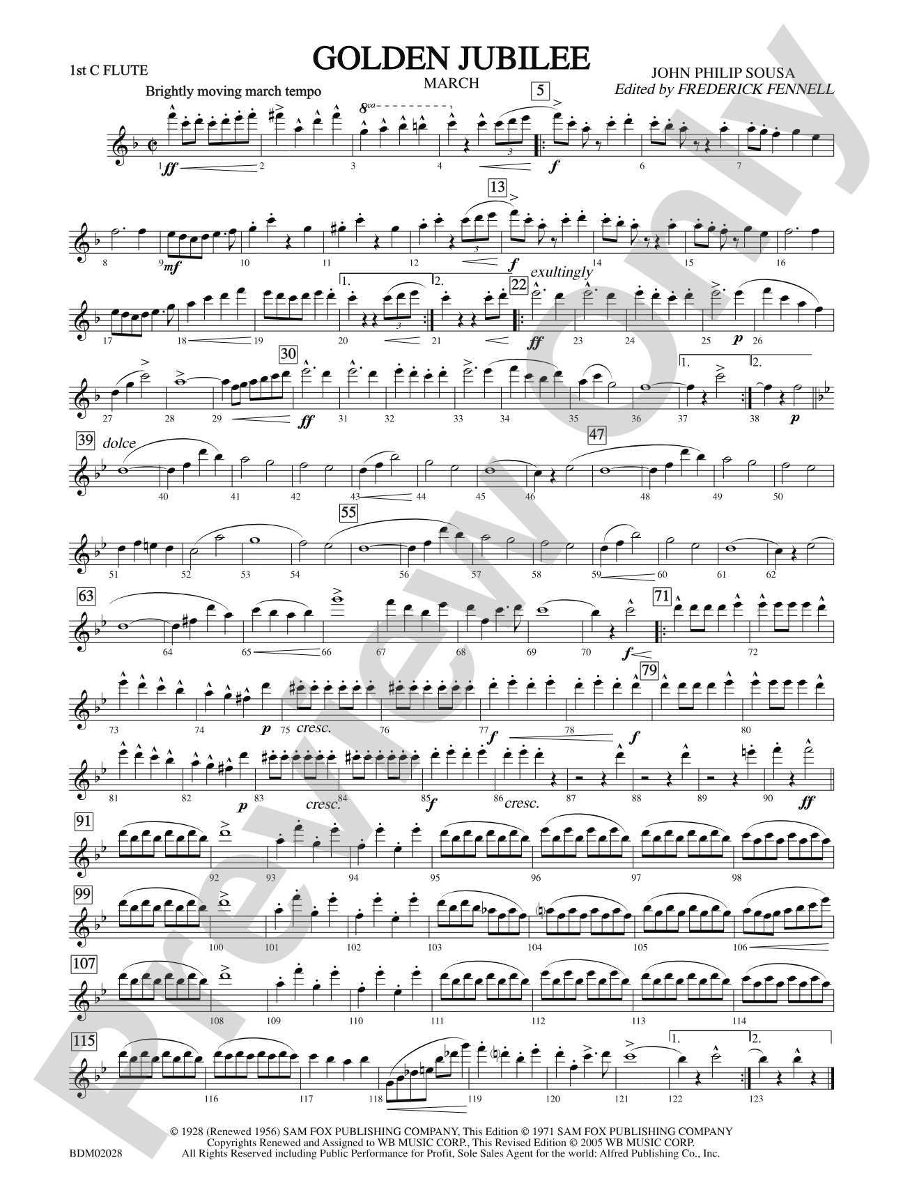 Golden Jubilee: Flute