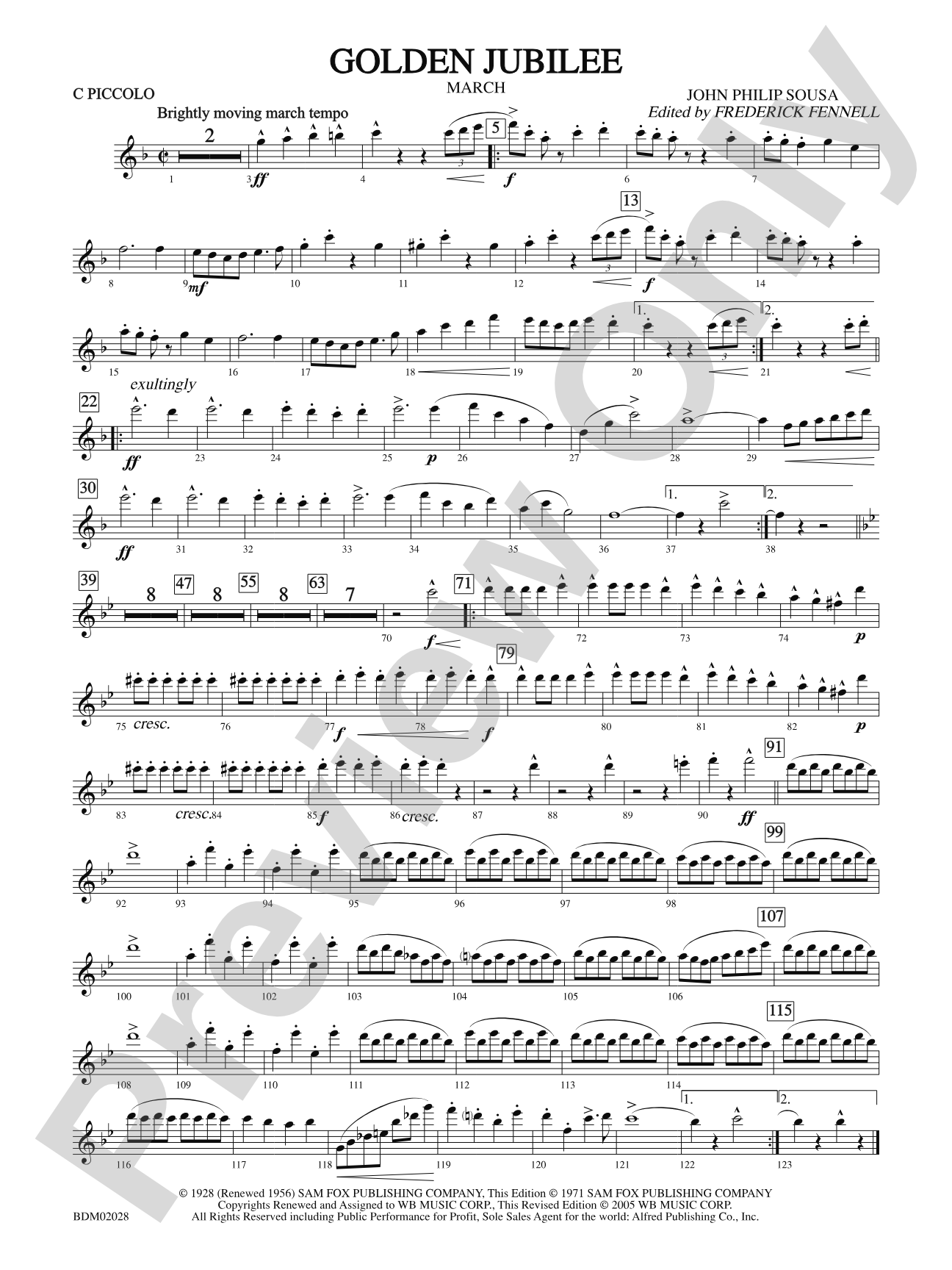 Golden Jubilee: Piccolo