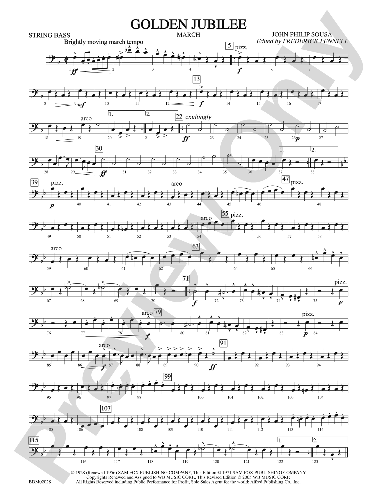 Golden Jubilee: String Bass