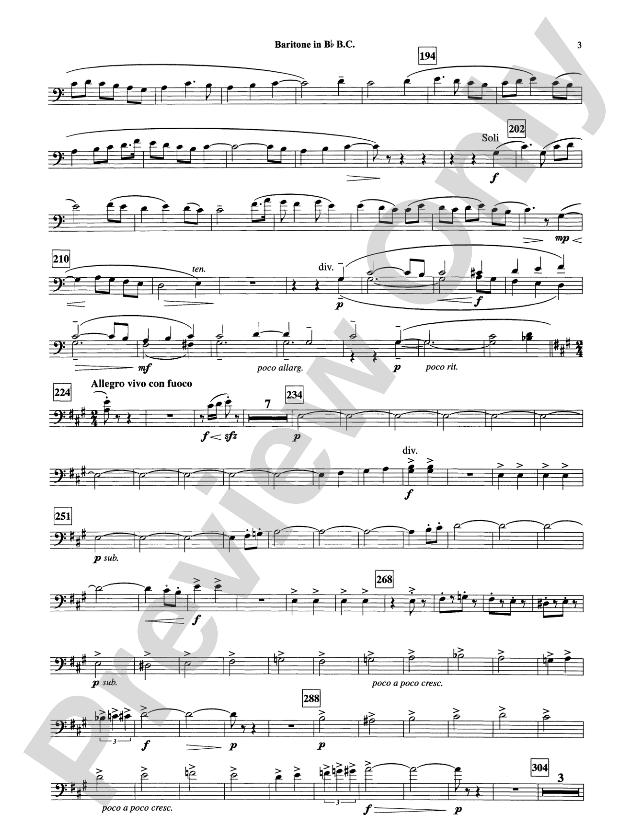 Armenian Dances, Part I: (wp) B-flat Baritone B.C.