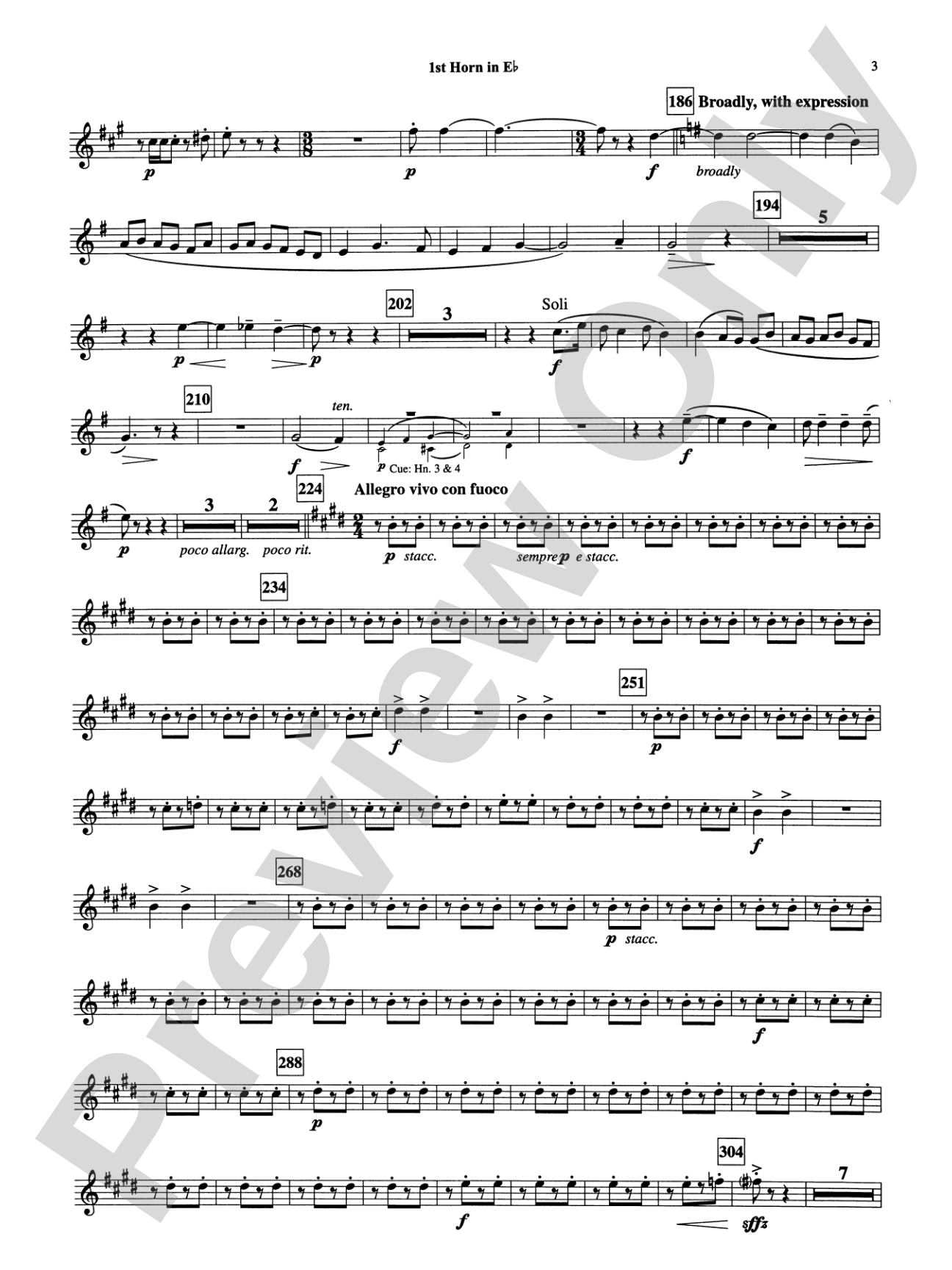 Armenian Dances, Part I: (wp) 1st Horn in E-flat