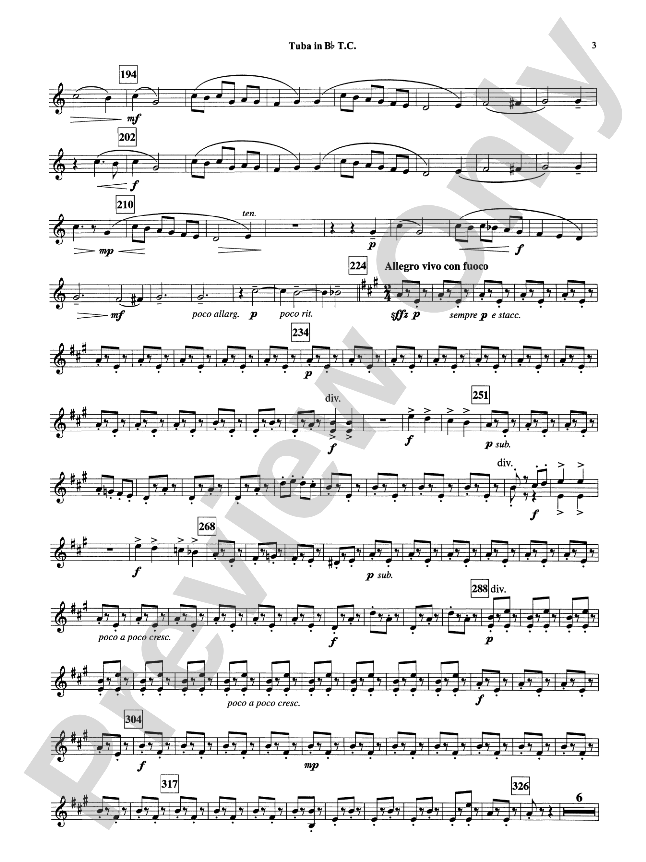 Armenian Dances, Part I: (wp) B-flat Tuba T.C.