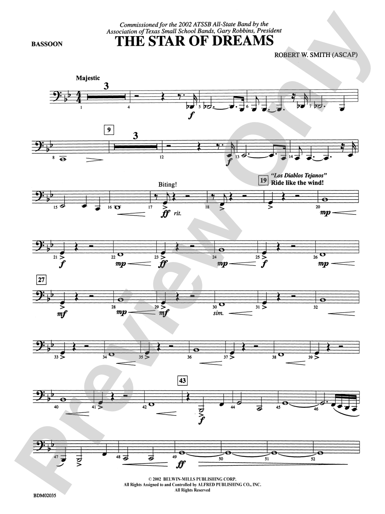 The Star of Dreams: Bassoon