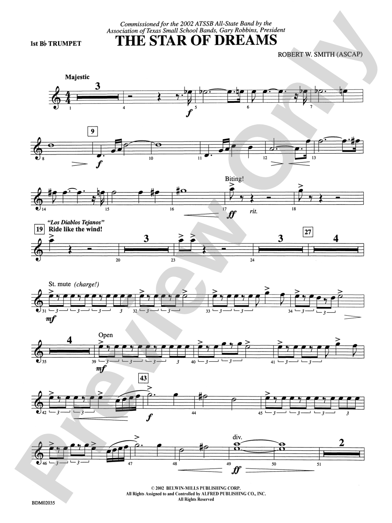 The Star of Dreams: 1st B-flat Trumpet