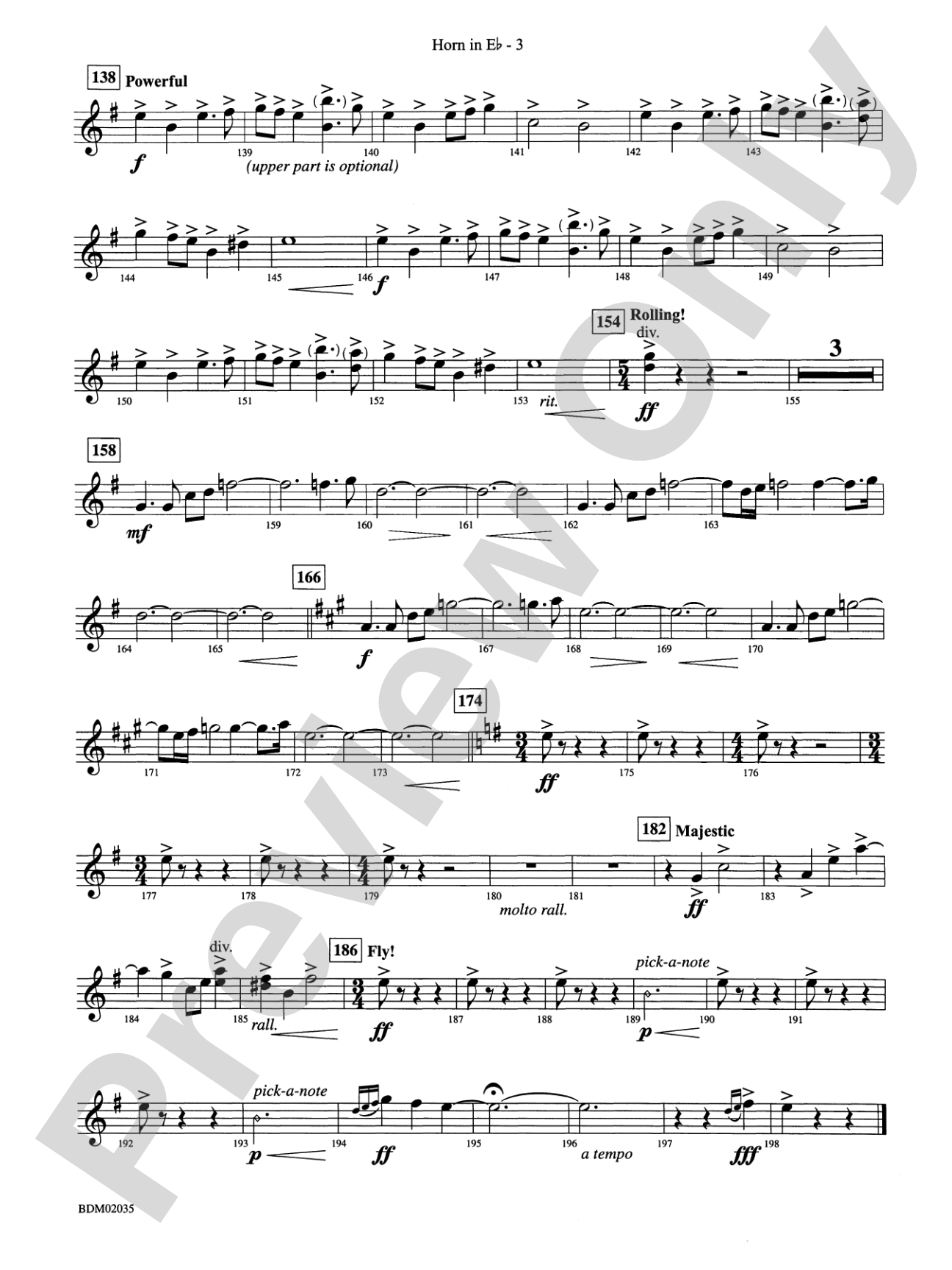 The Star of Dreams: (wp) 1st Horn in E-flat