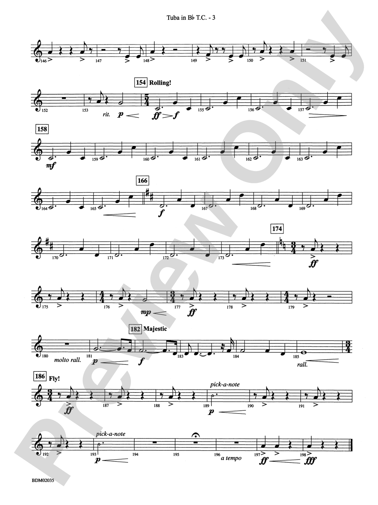 The Star of Dreams: (wp) B-flat Tuba T.C.