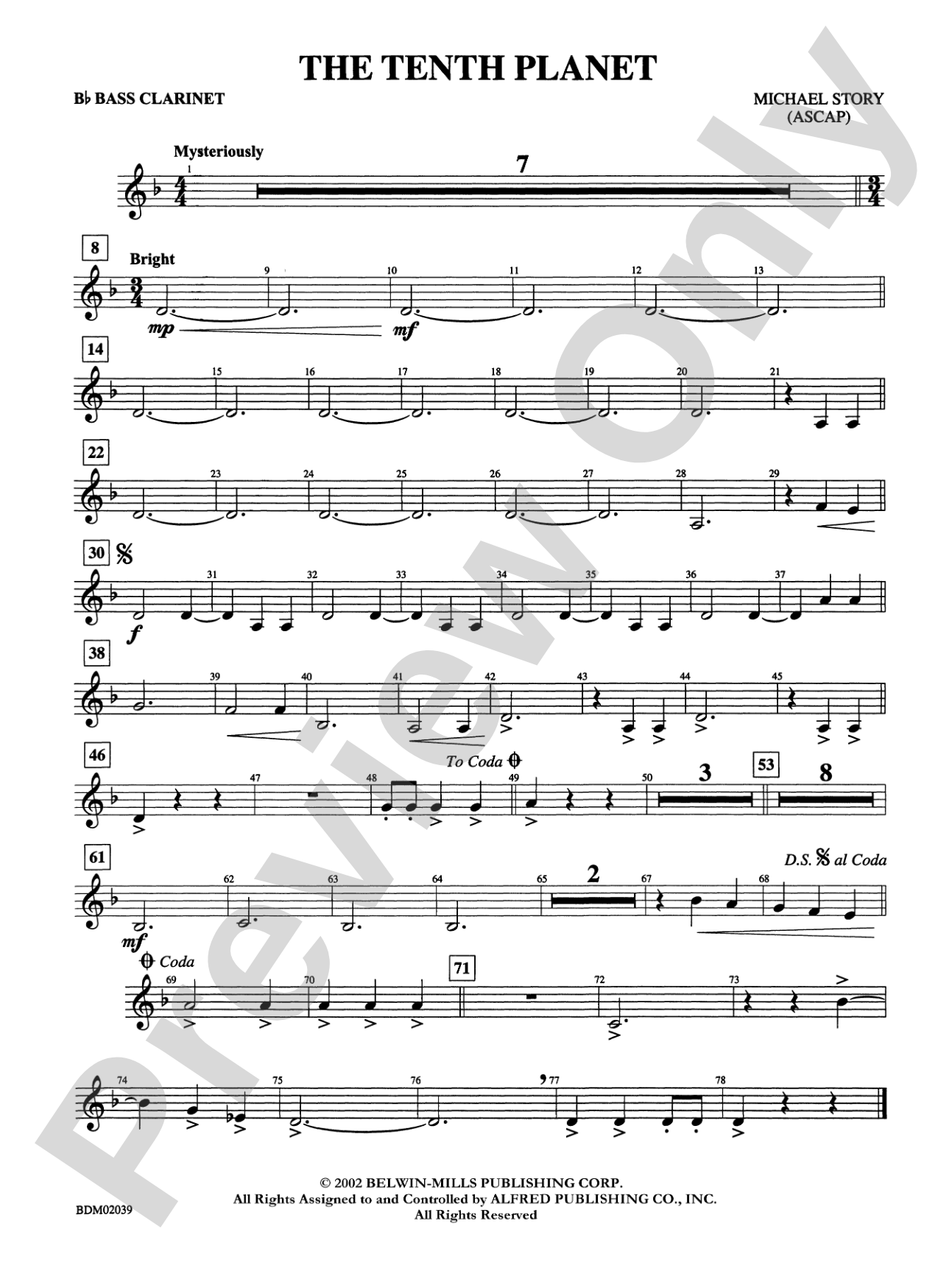 The Tenth Planet: B-flat Bass Clarinet