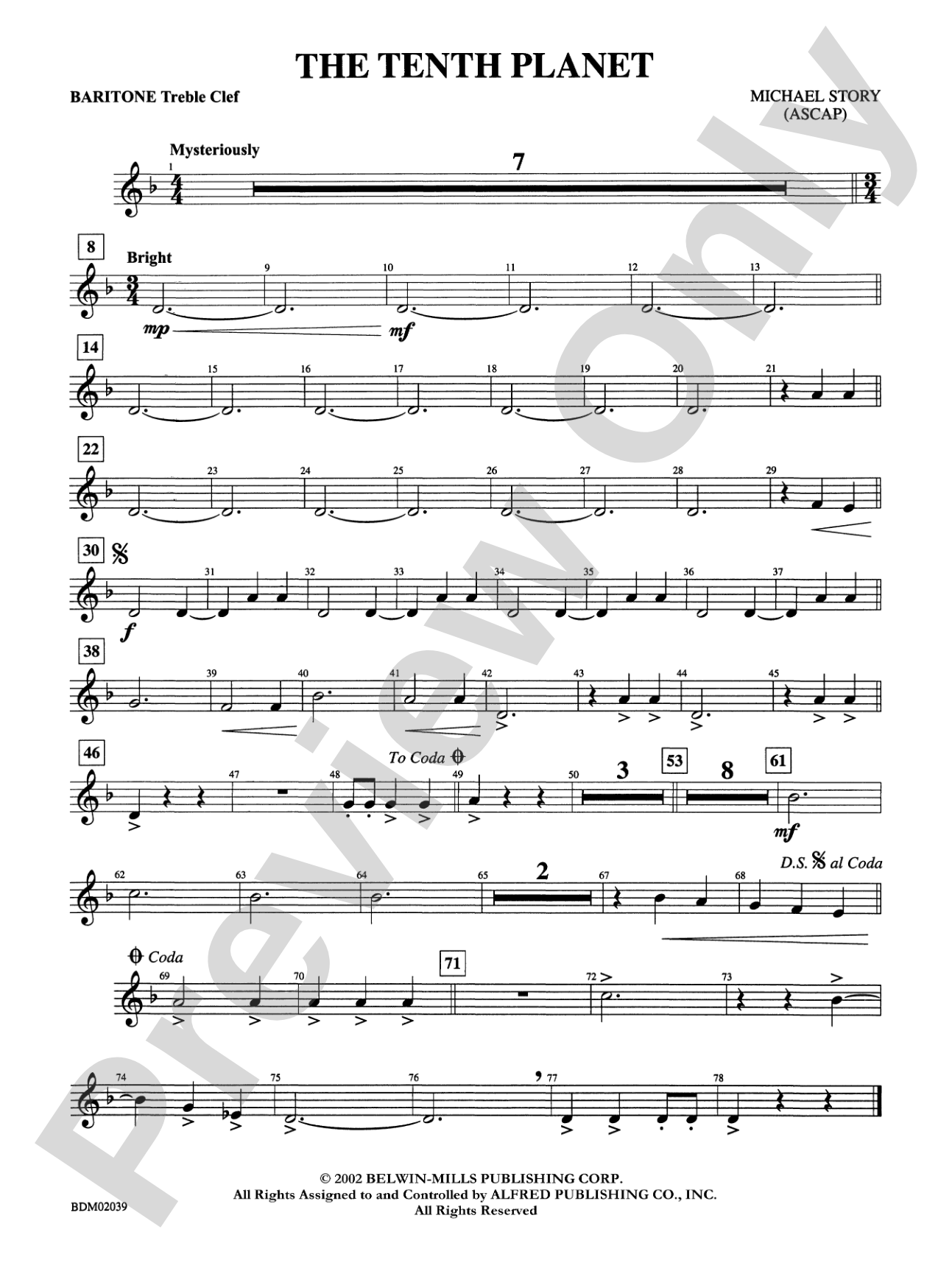 The Tenth Planet: Baritone T.C.