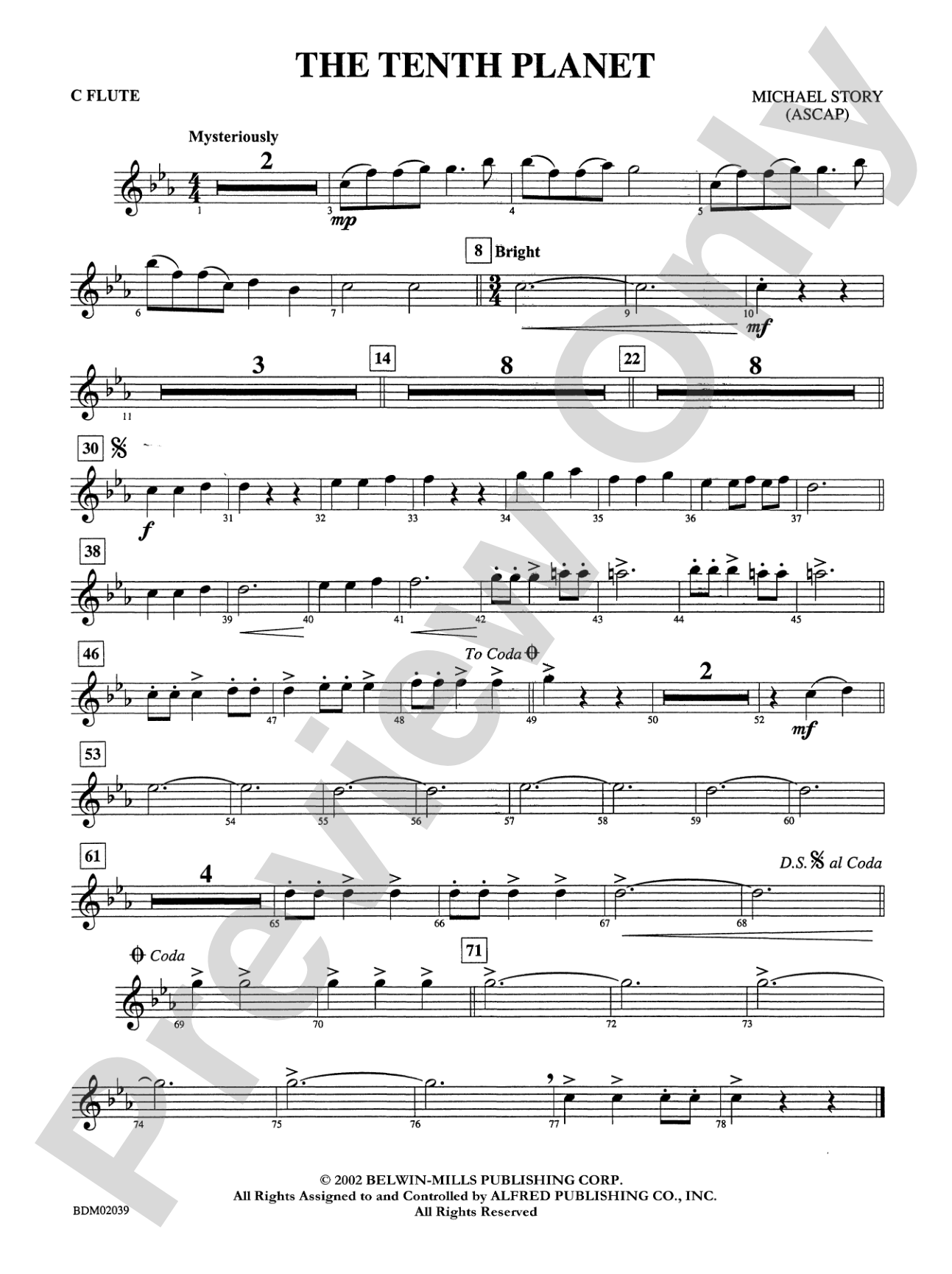 The Tenth Planet: Flute
