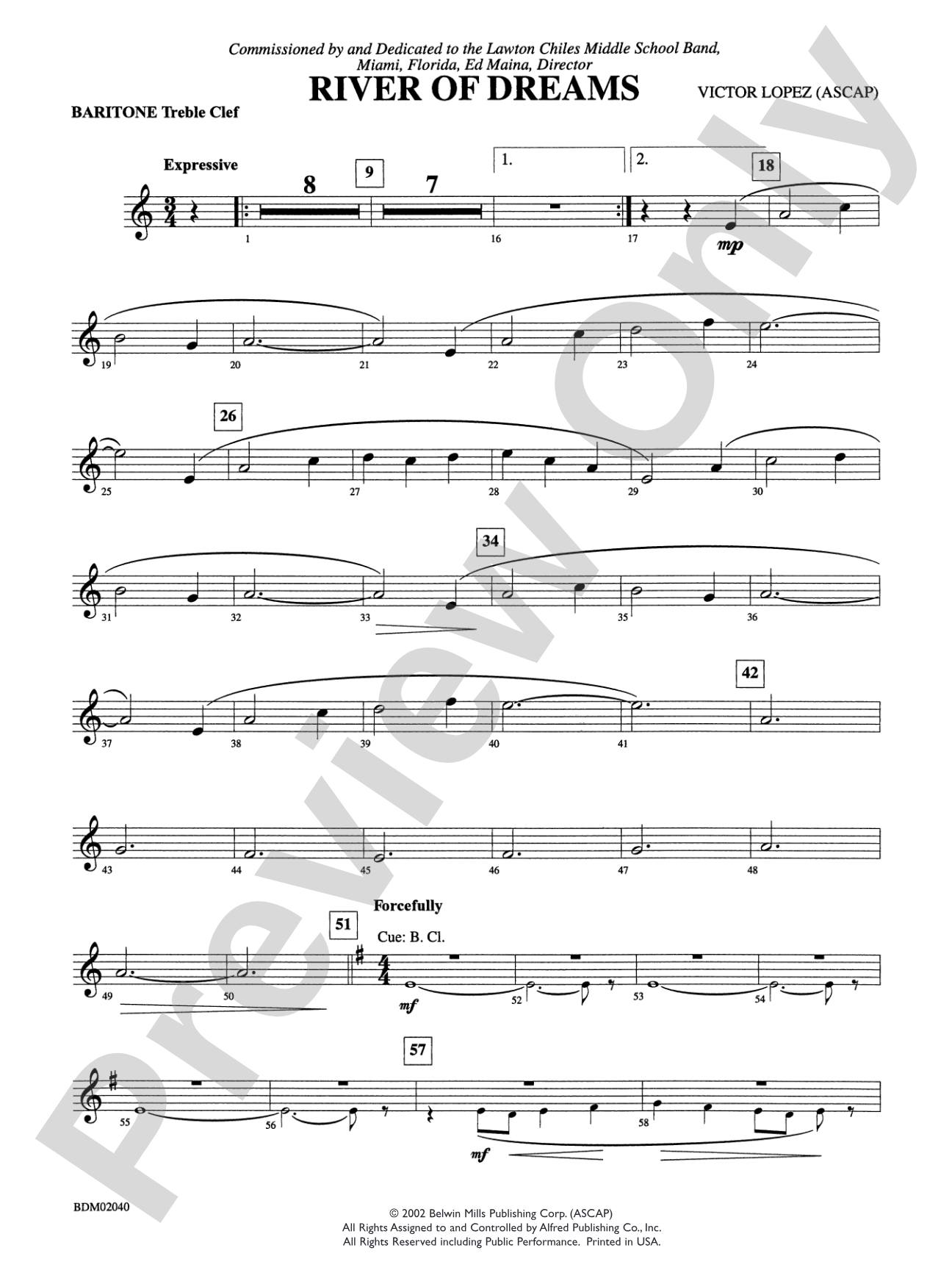 River of Dreams: Baritone T.C.