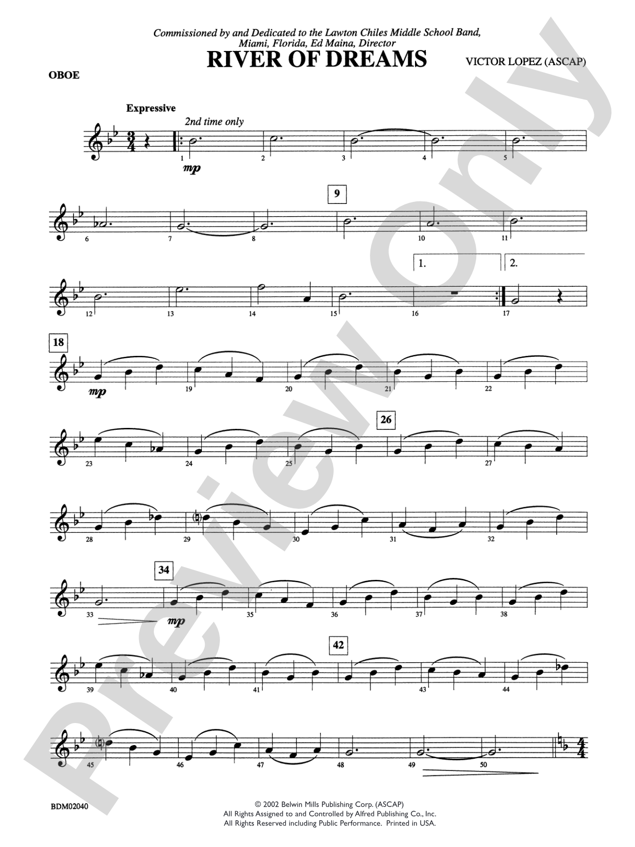 River of Dreams: Oboe