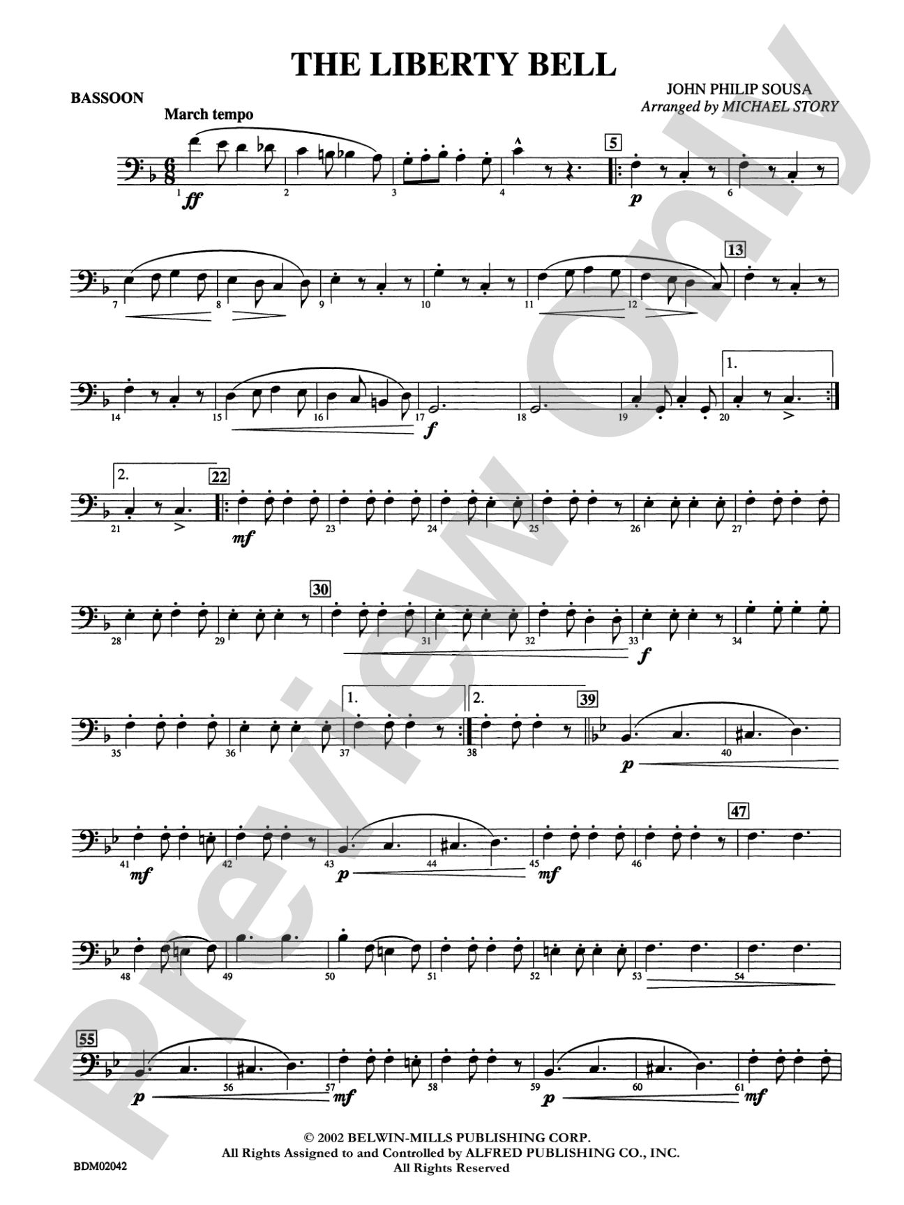 The Liberty Bell: Bassoon