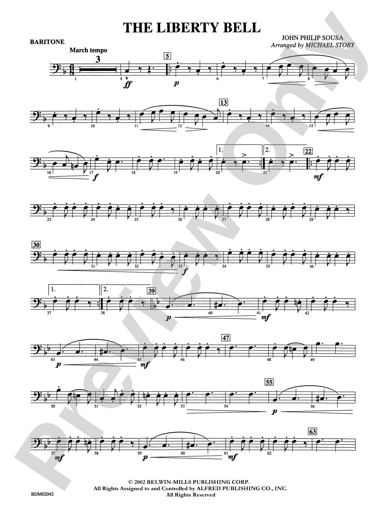 The Liberty Bell: Baritone B.C.