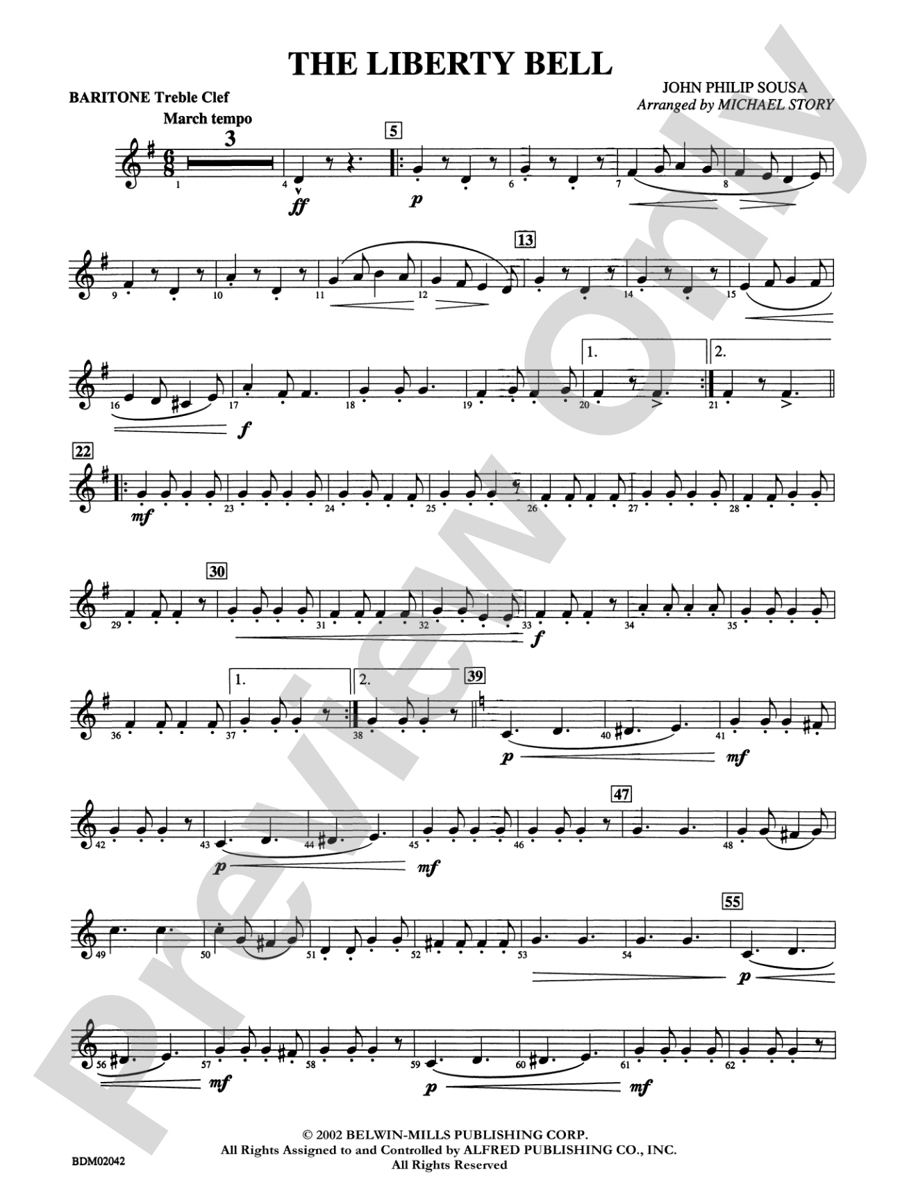 The Liberty Bell: Baritone T.C.