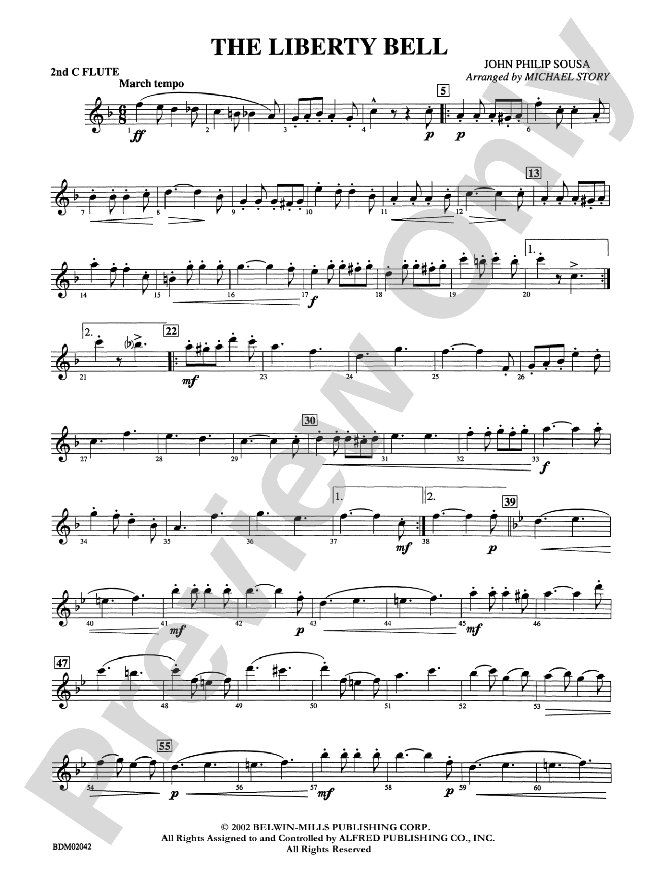 The Liberty Bell: 2nd Flute