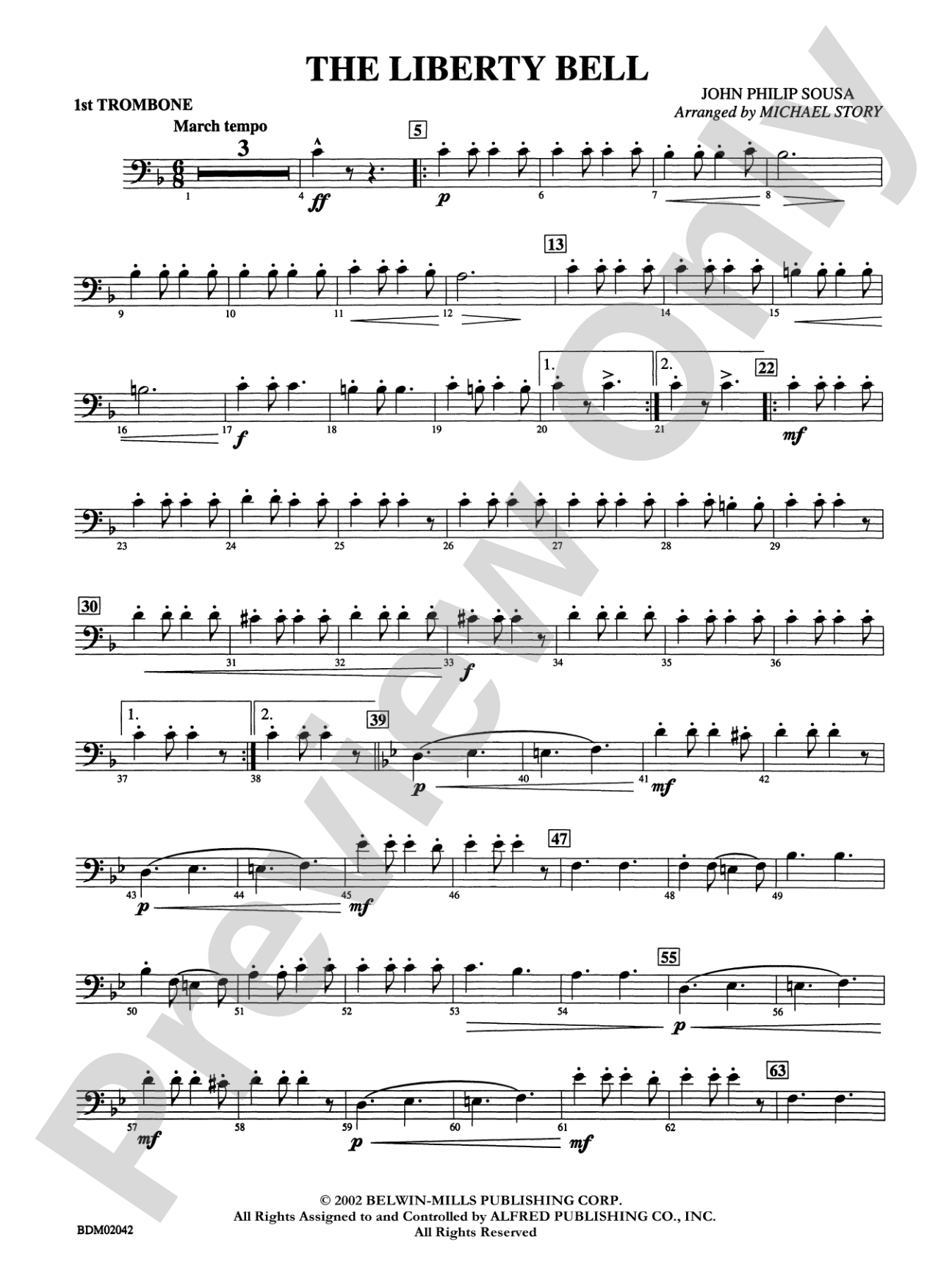 The Liberty Bell: 1st Trombone